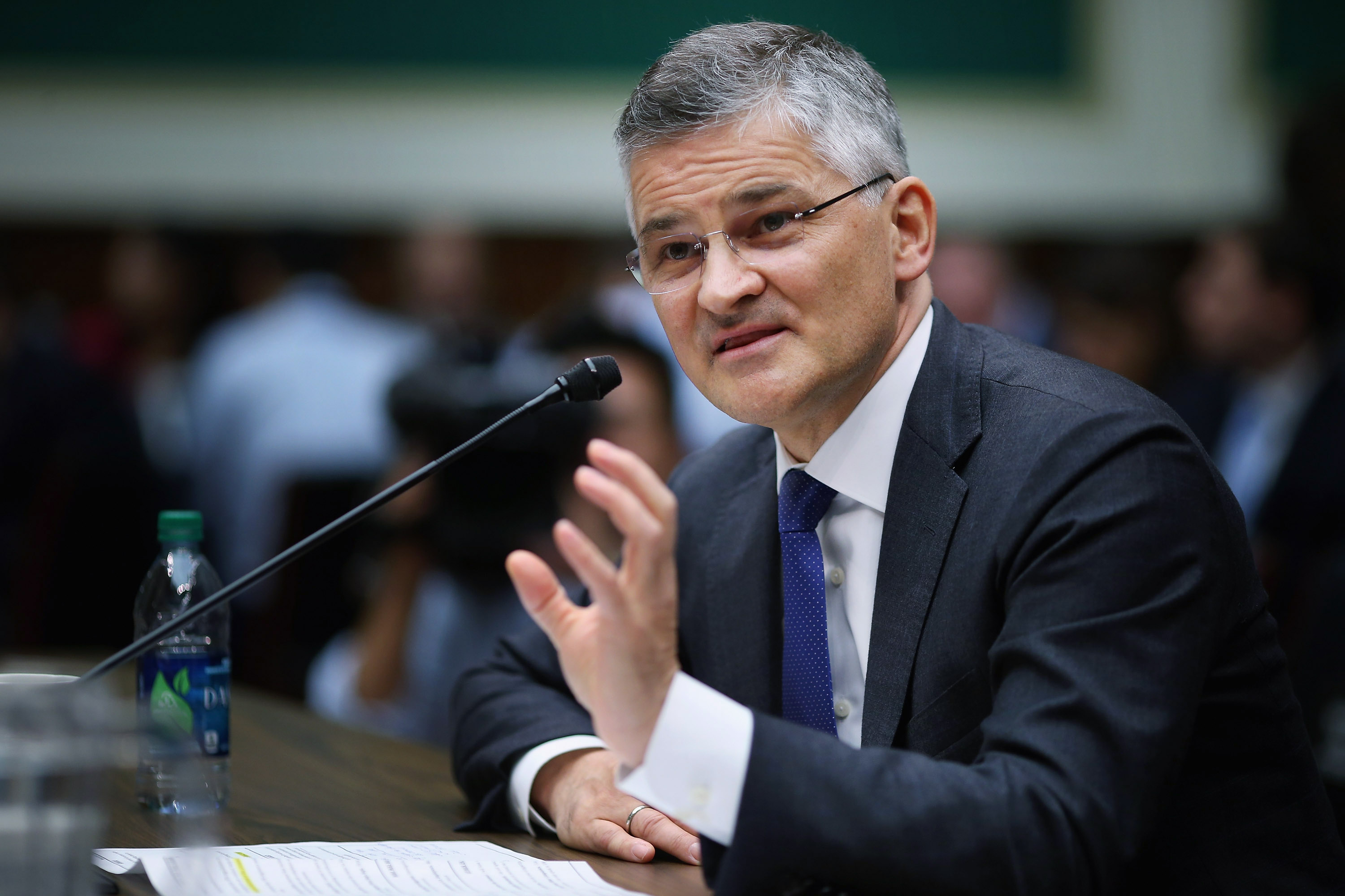 Volkswagen Group of America President and CEO Michael Horn testifies before the House Energy and Commerce Committee's Oversight and Investigations Subcommittee in the Rayburn House Office Building on Capitol Hill October 8, 2015 in Washington, D.C. (Chip Somodevilla&mdash;2015 Getty Images)