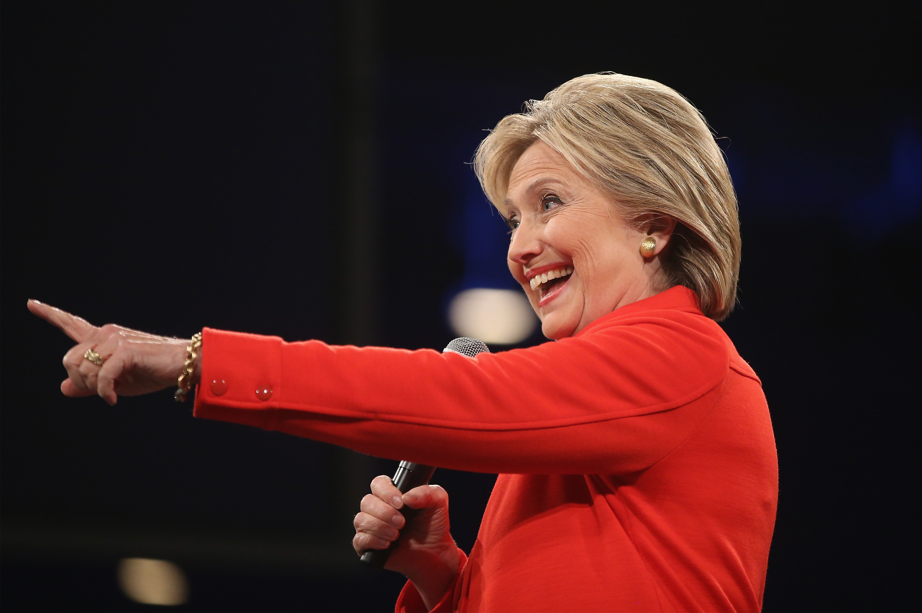 Hillary Clinton on October 24, 2015 in Des Moines, Iowa. (Scott Olson—Getty Images)