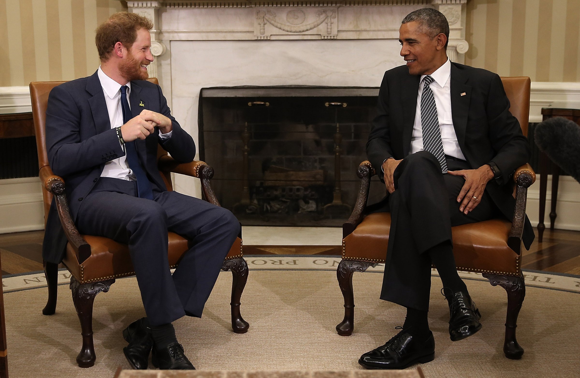 President Obama Welcomes Prince Harry To White House
