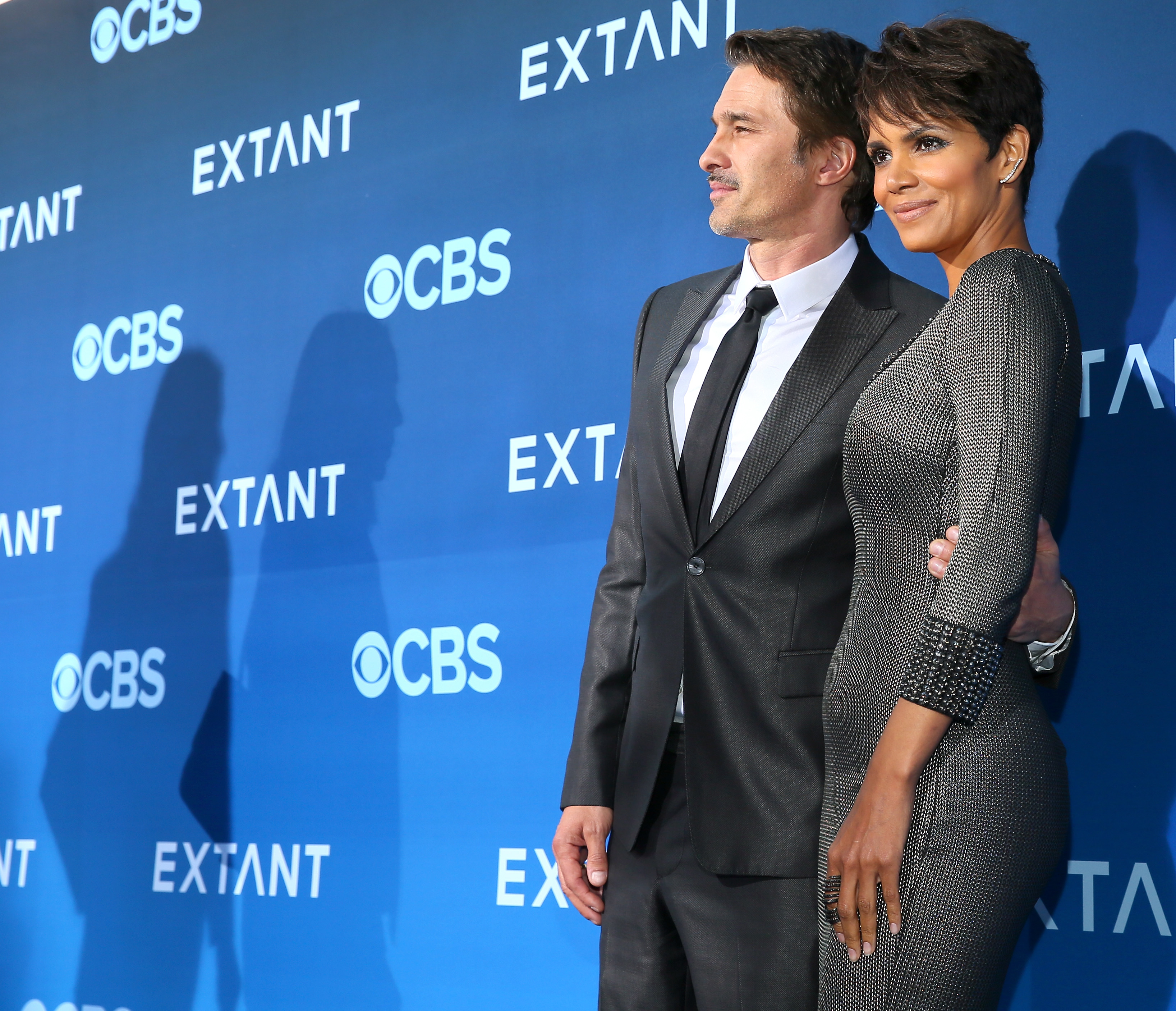 Olivier Martinez and Halle Berry in Los Angeles on June 16, 2014. (Mark Davis—Getty Images)