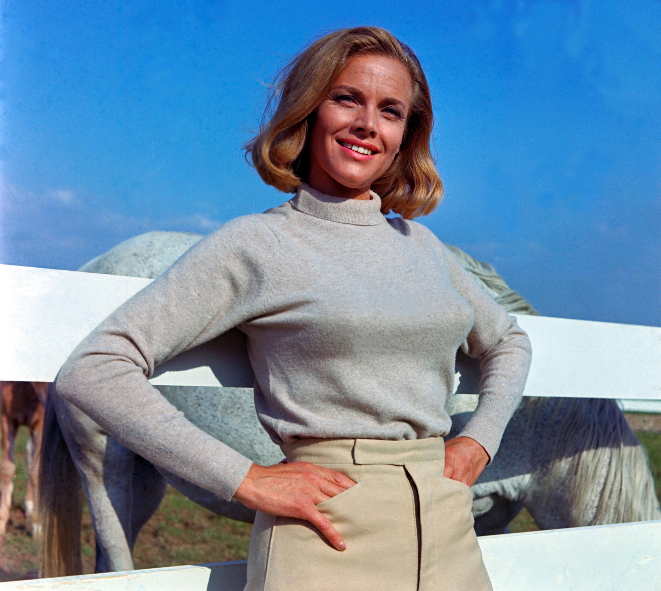 Pussy Galore (Honor Blackman)
                              Goldfinger, 1964
                              Despite her suggestive name, Pussy Galore is more than just a pretty face: she commands her own all-female squad of bomber pilots and can fight Bond if he tried to hit on her (because—as the books will tell you—she’s a lesbian).