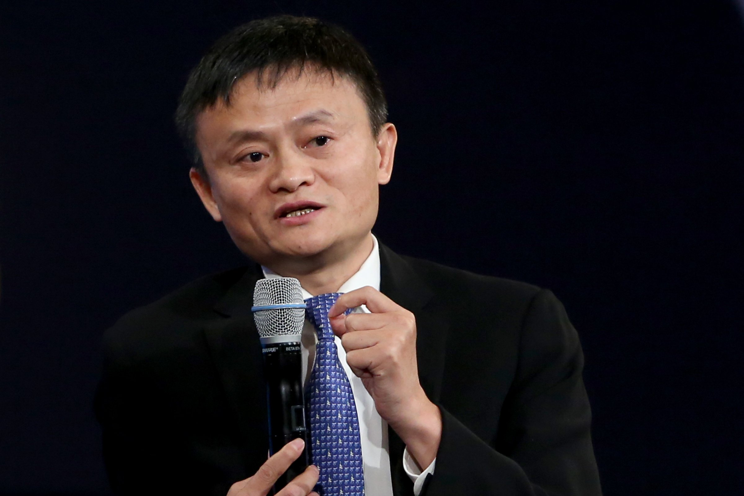 Jack Ma at the Clinton Global Initiative Annual Meeting in New York City on Sept. 29, 2015.
