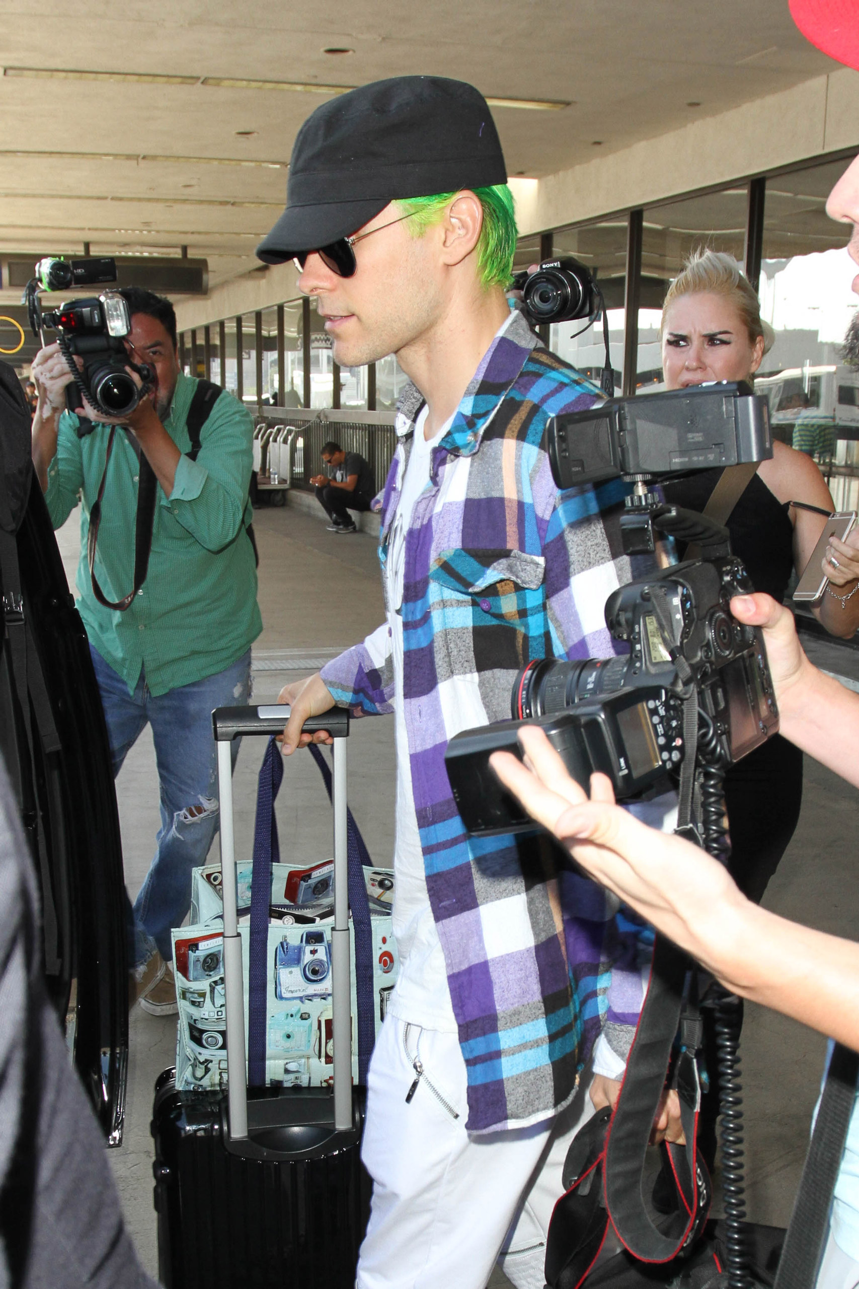 Jared Leto is seen at LAX airport in Los Angeles on Aug.t 18, 2015. (GVK/Bauer-Griffin/Getty Images)