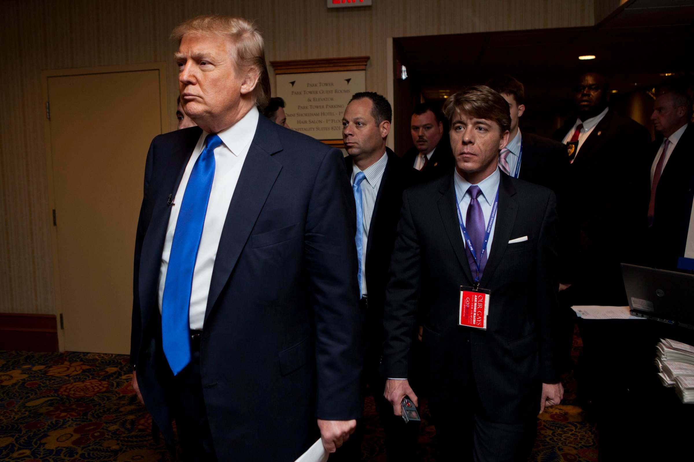 Donald Trump and Jimmy LaSalvia at the Conservative Political Action Conference in Washington, DC, on Feb. 10, 2011.
