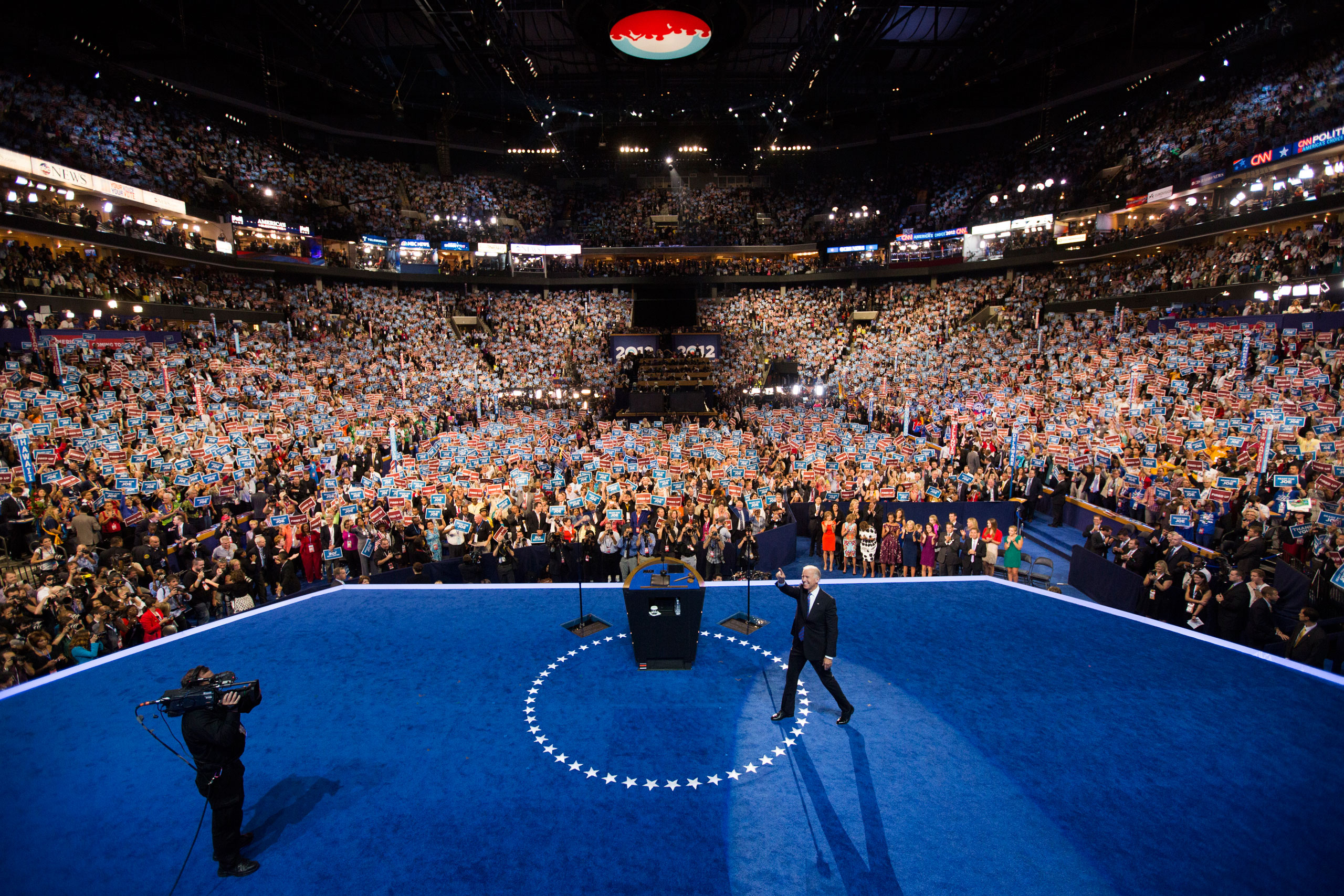 Joe Biden speaks at the Democratic National Convention in Charlotte, N.C., on Sept. 06, 2012.
