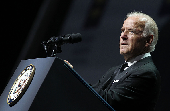 U.S. Vice President Joe Biden speaks at the 19th Annual HRC National Dinner at the Walter E. Washington Convention Center on October 3, 2015 in Washington, DC.