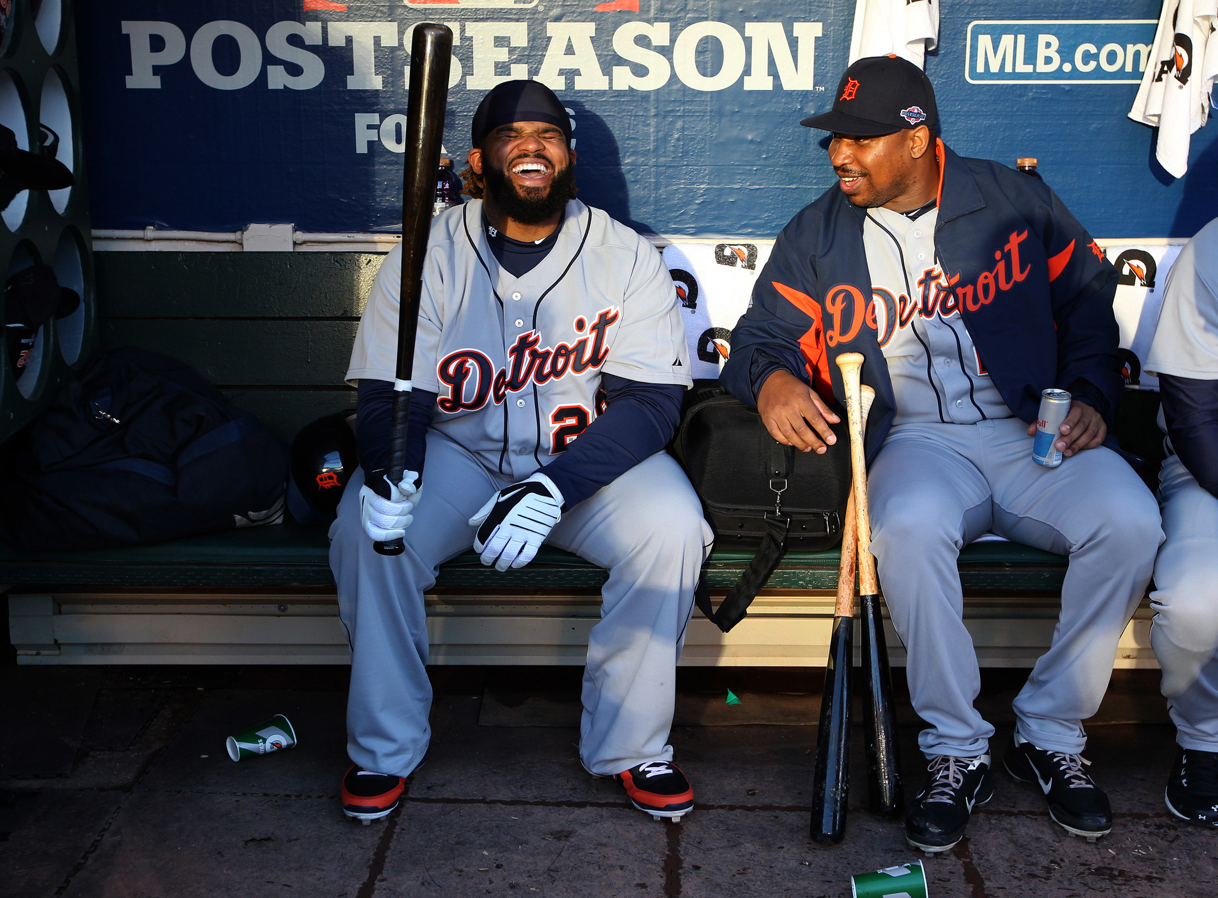 Prince Fielder and Delmon Young, 2012