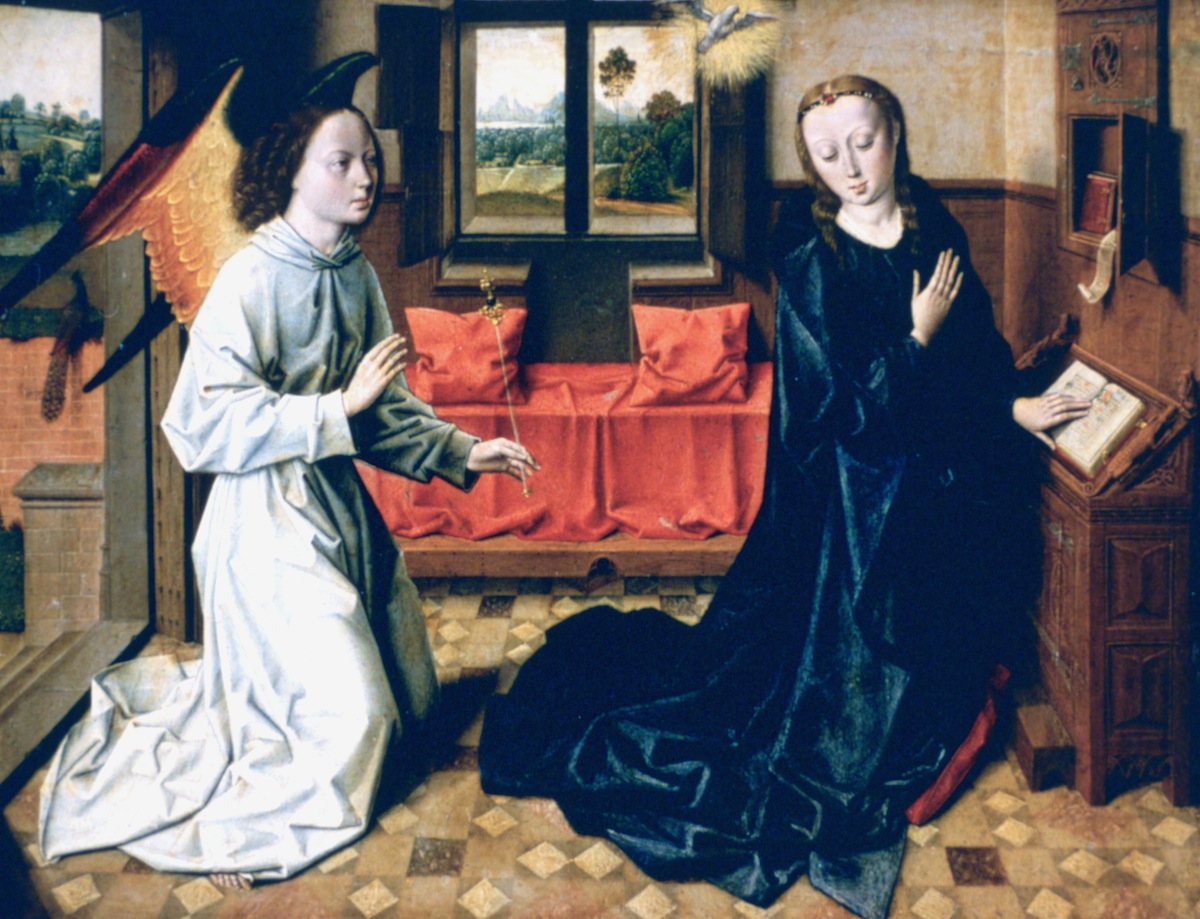 'The Annunciation', 1465-1470. (Print Collector/Getty Images)