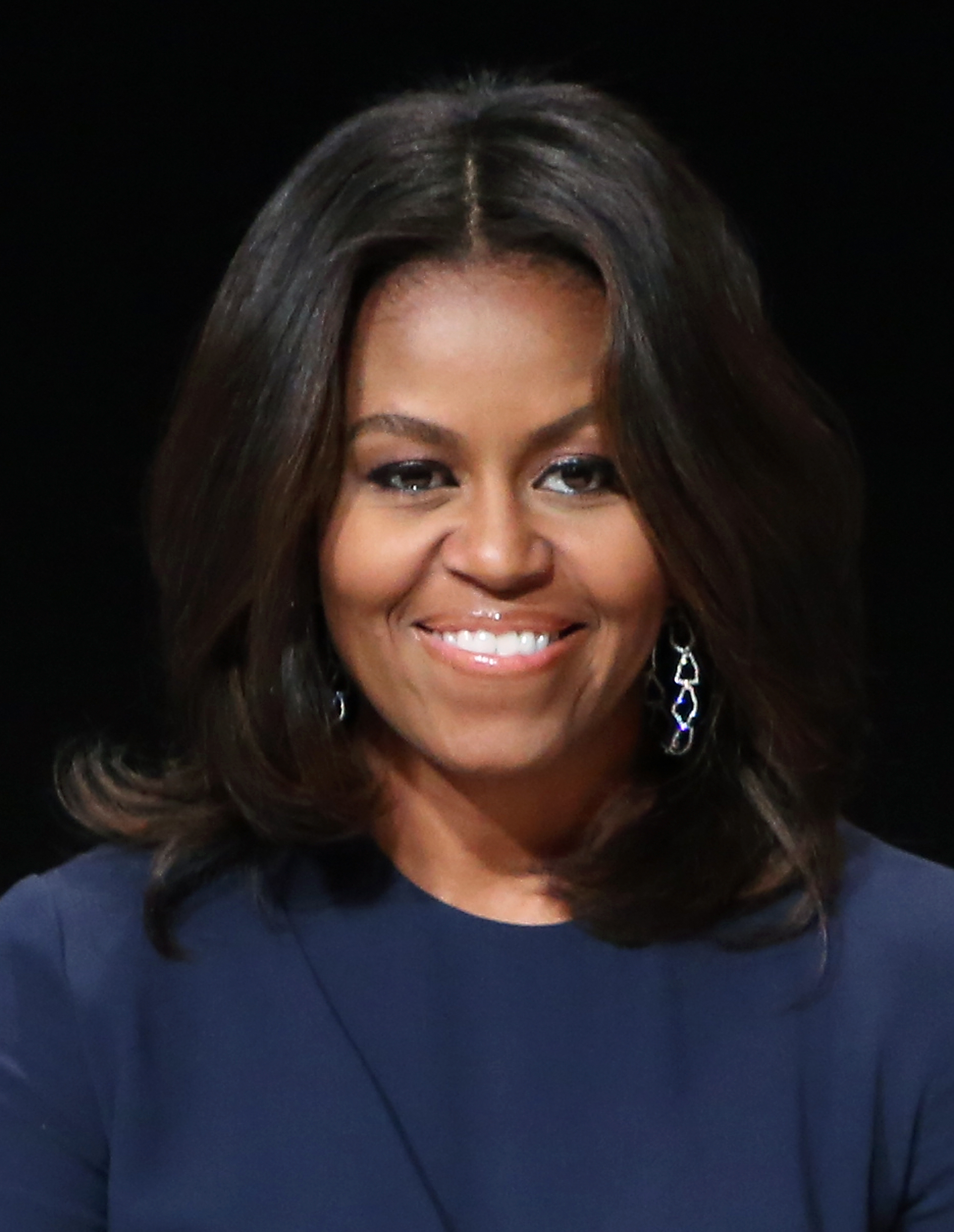 First Lady of the United States Michelle Obama at the "Let Girls Learn" Global Conversation in New York City on Sept. 29, 2015.