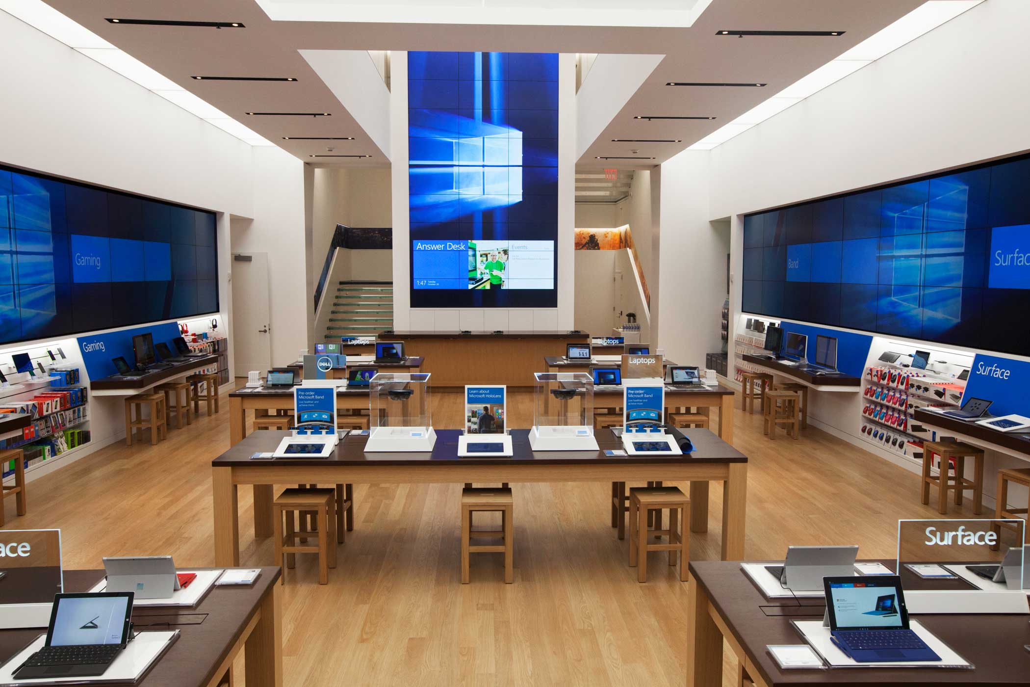 Microsoft's new flagship store opening on Oct. 26, 2015 in New York City.