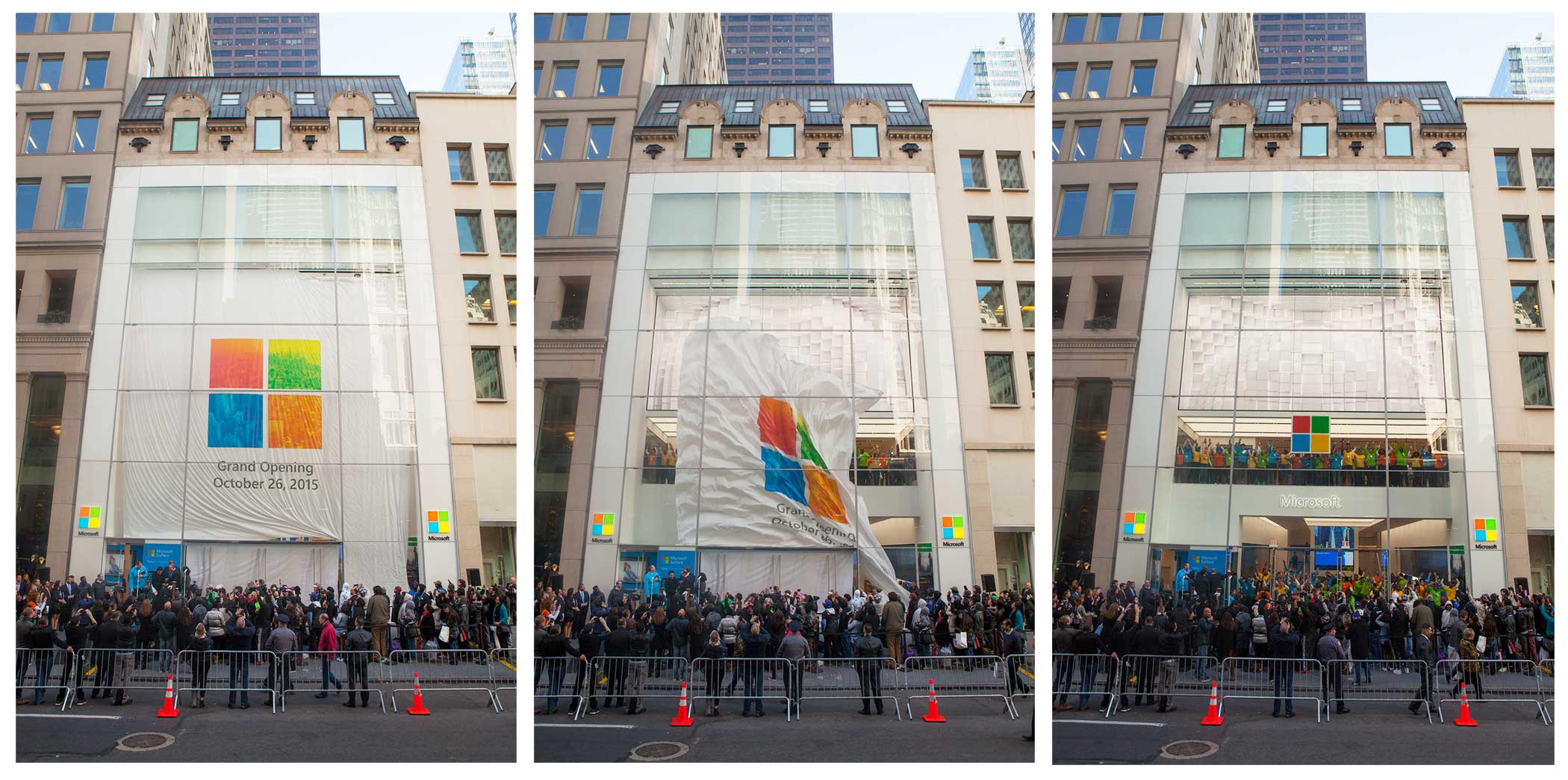 The Microsoft Store unveiling on Oct. 26, 2015.