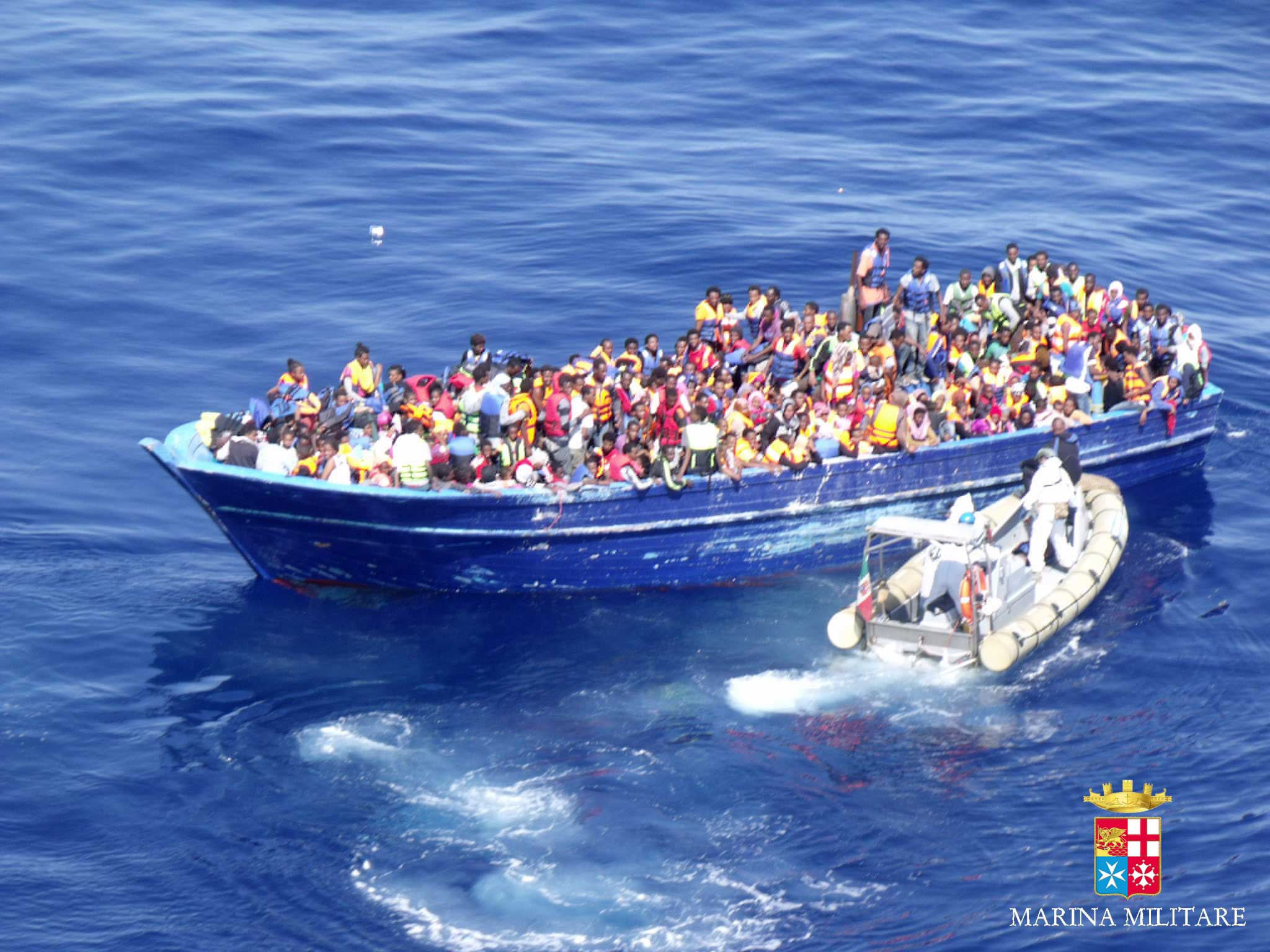 Migrants smuggler ship