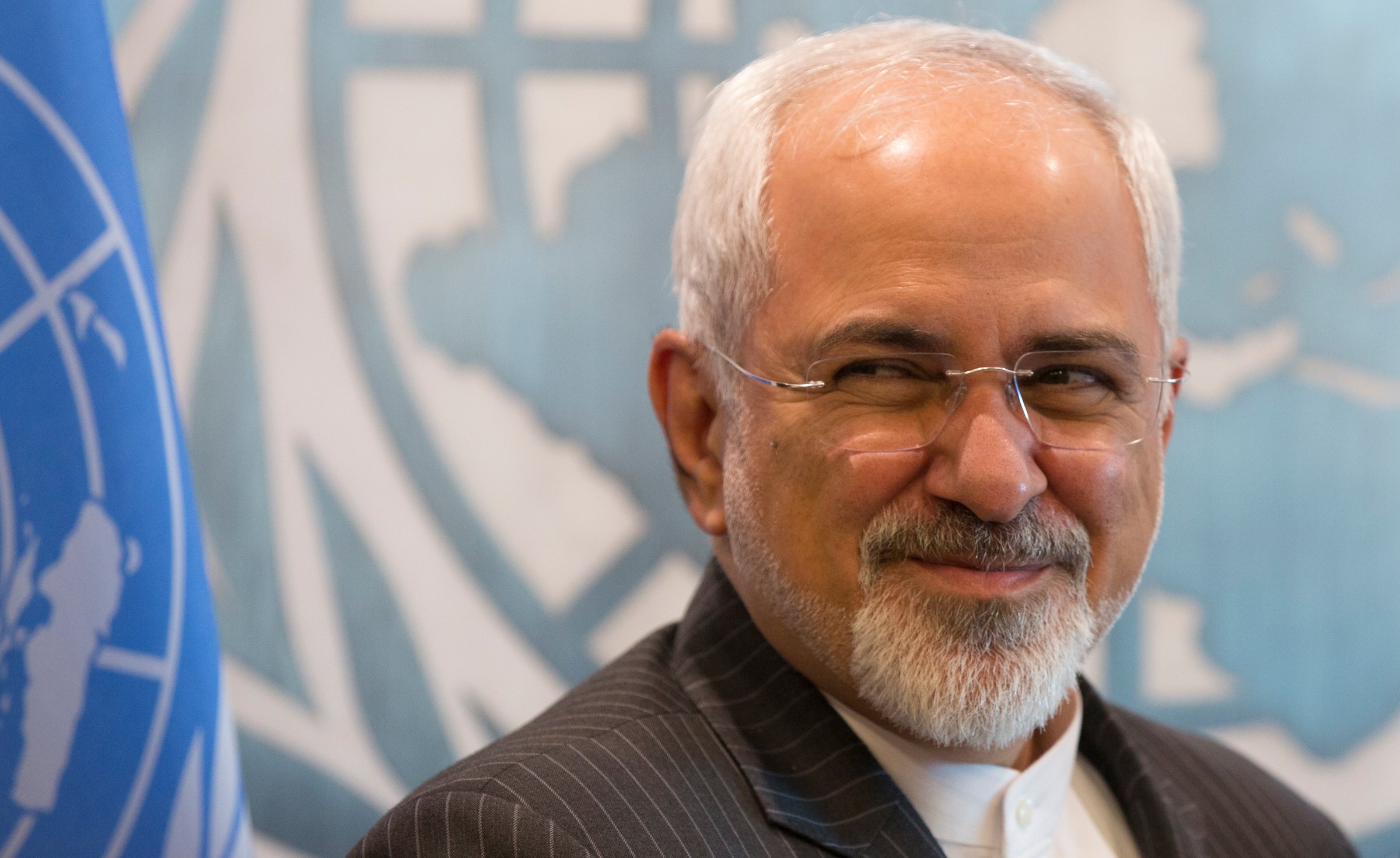 Mohammad Javad Zarif, Minister for Foreign Affairs of the Islamic Republic of Iran at the United Nations Headquarters in New York City.