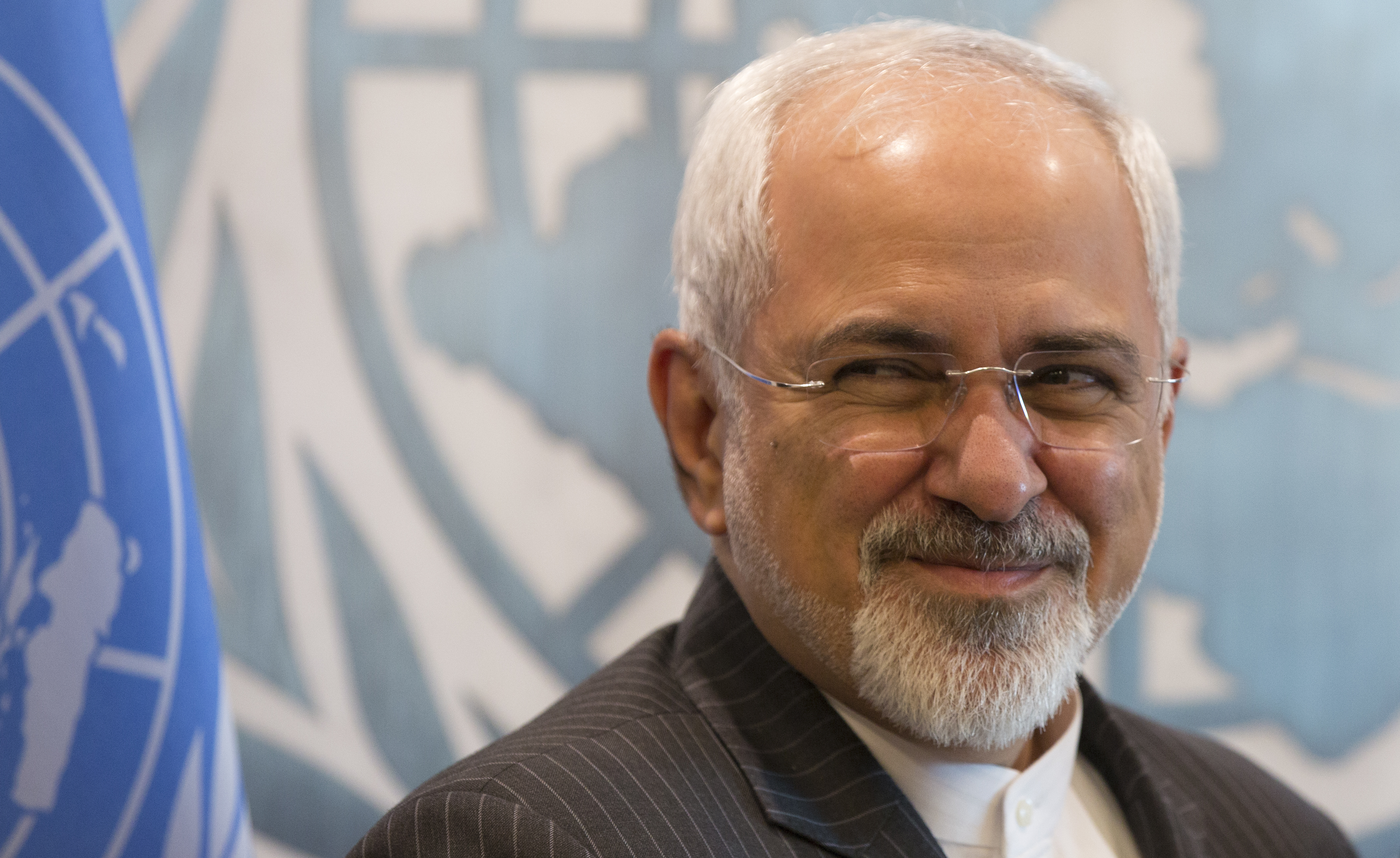 Mohammad Javad Zarif, Minister for Foreign Affairs of the Islamic Republic of Iran  at the United Nations Headquarters in New York City. (LightRocket via Getty Images)