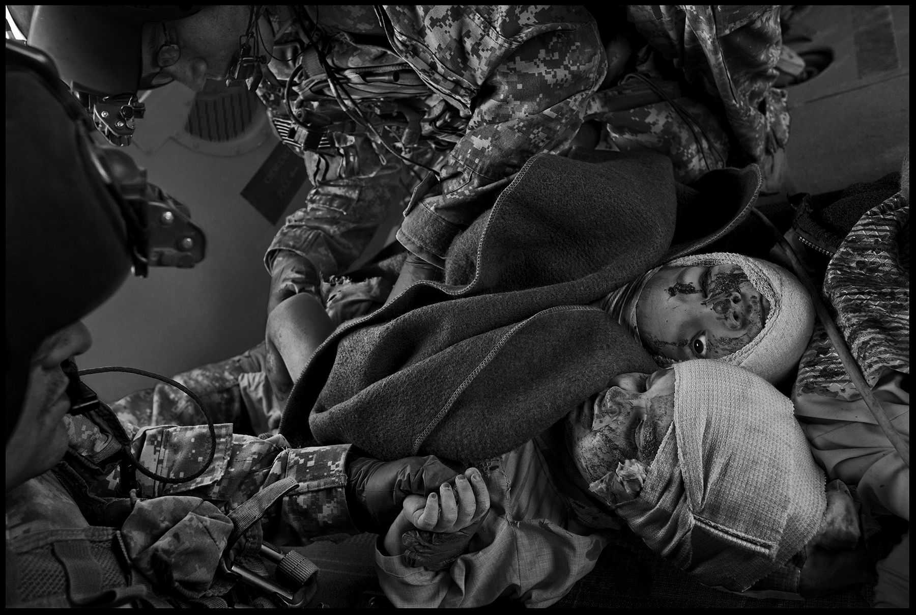 Wounded Afghan Children, 2011