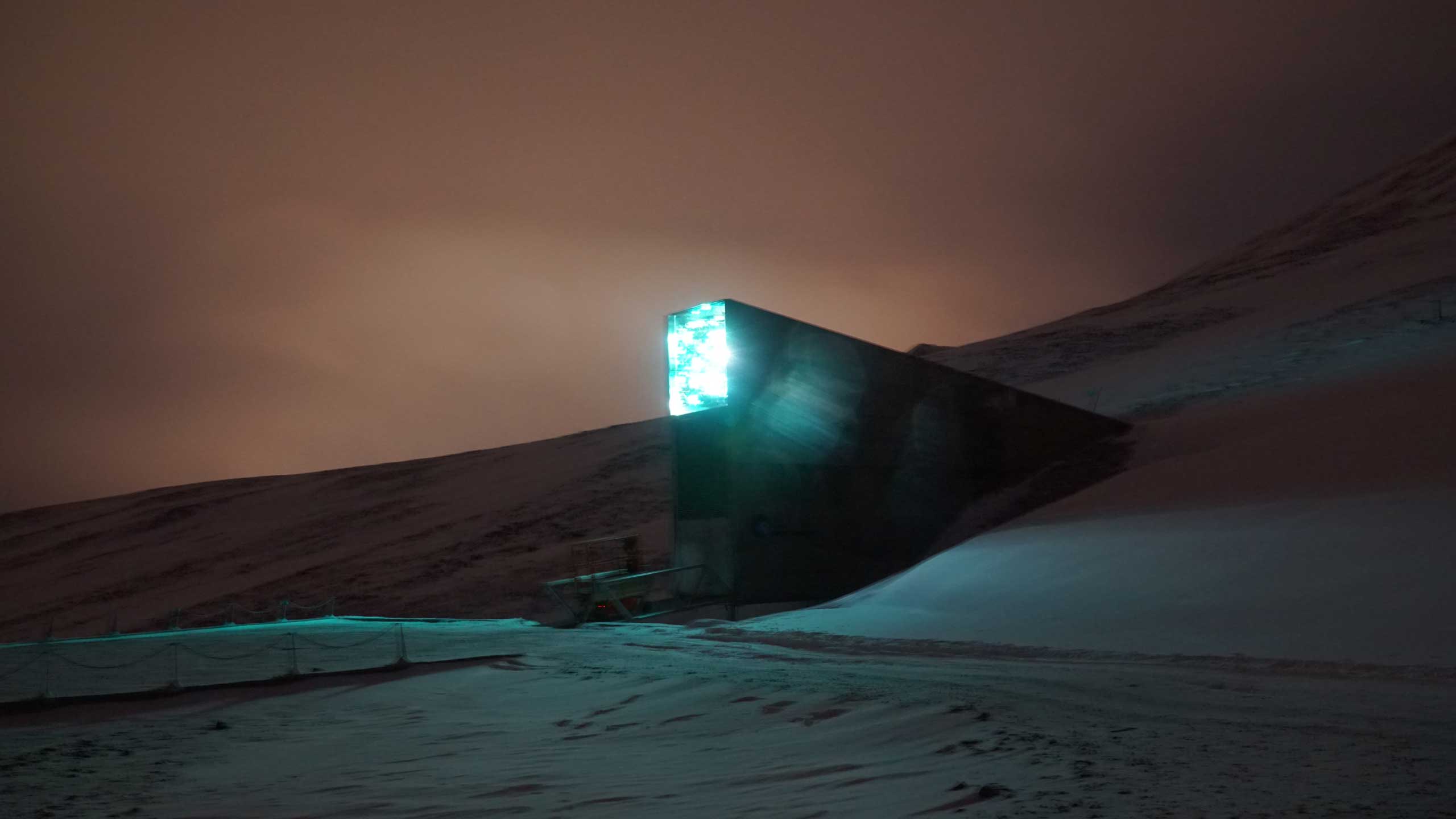 A view of the Global Seed Vault in Svalbard, Norway, Oct. 18, 2015. (David Keyton—AP)