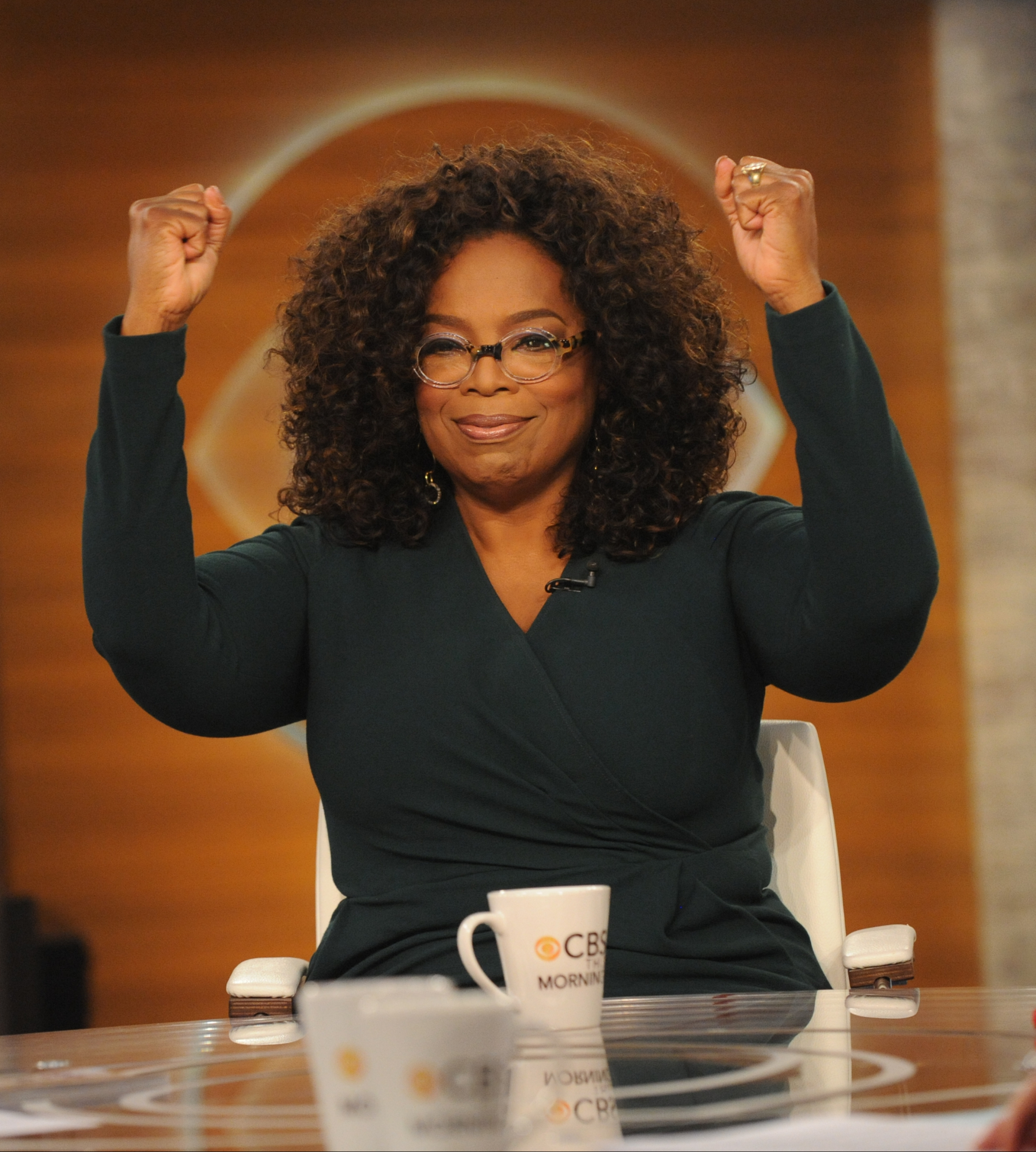 Oprah Winfrey visits CBS This Morning with Co-hosts Norah O'Donnell and Gayle King on Wednesday, Oct. 14, 2015. (Heather Wines&mdash;CBS/Getty Images)