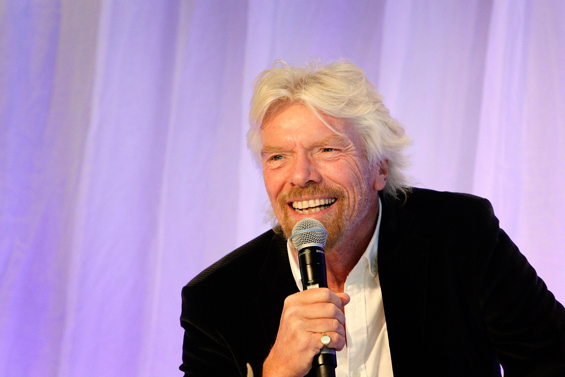 Richard Branson at the Talent Unleashed Awards 2015 in Sydney on Sept. 11, 2015.