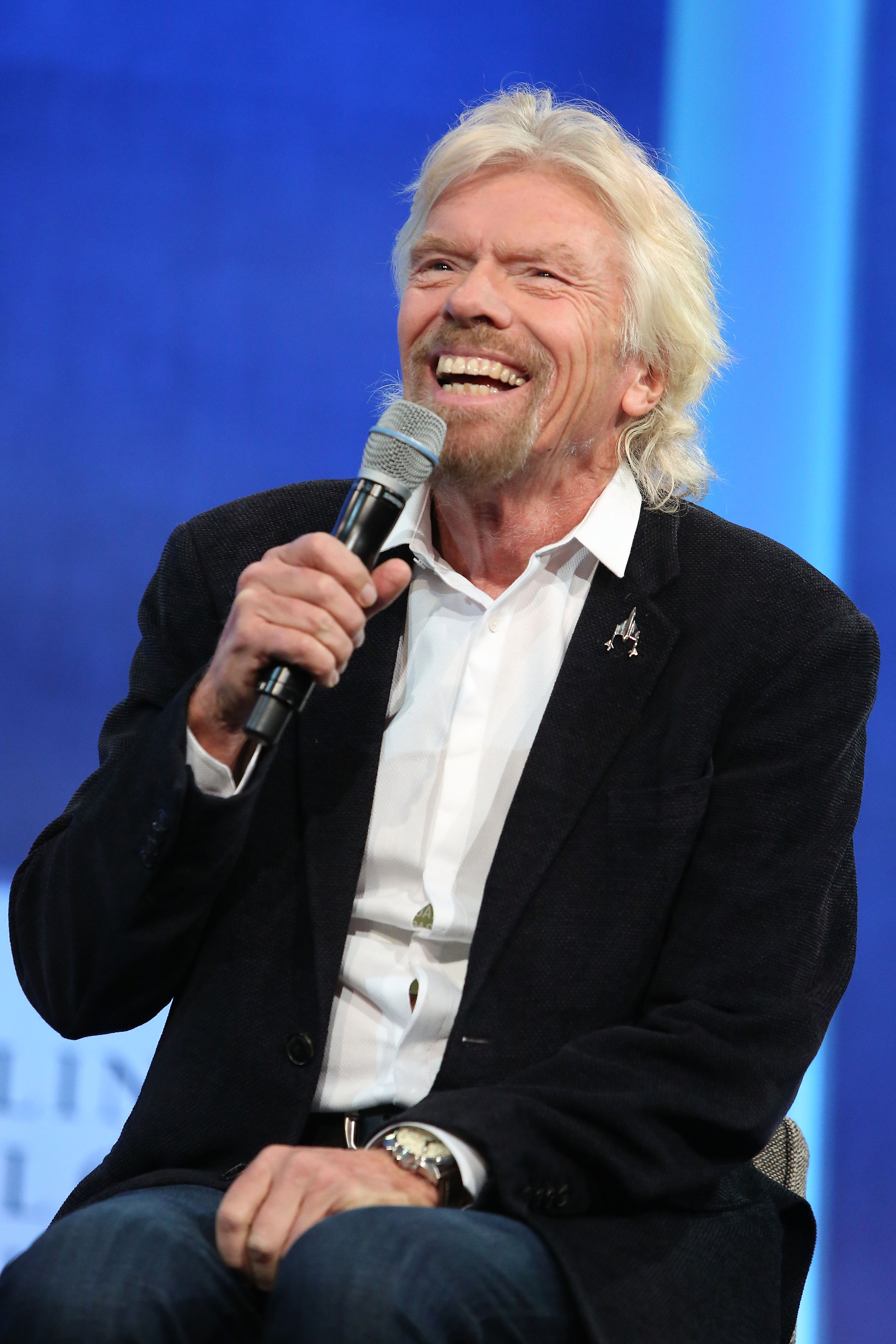 Richard Branson at the 2015 Clinton Global Initiative Annual Meeting in New York City on Sept. 28, 2015.
