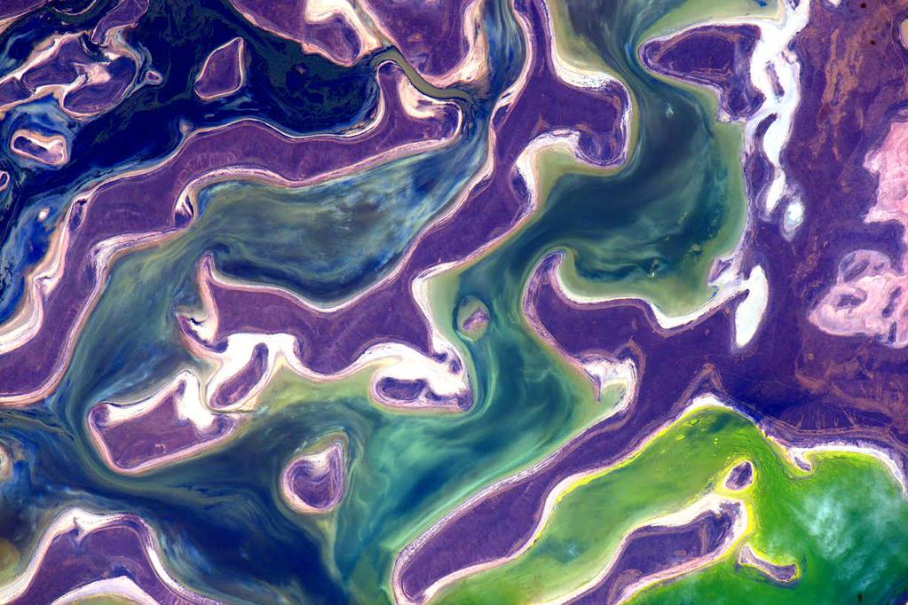 #EarthArt Our planet seems to have a sense of humor at times. #YearInSpace  - via Twitter on Sept. 30, 2015