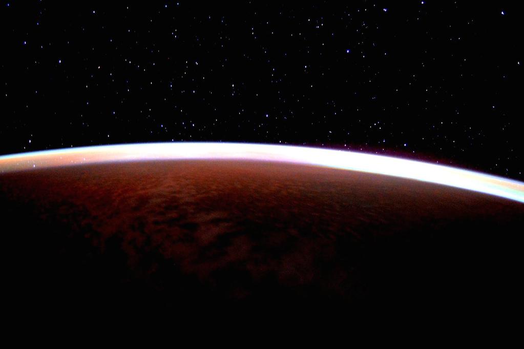 Day 196. Basking in #Earth's glow tonight. #GoodNight from @space_station! #YearInSpace  - via Twitter on Oct. 9, 2015