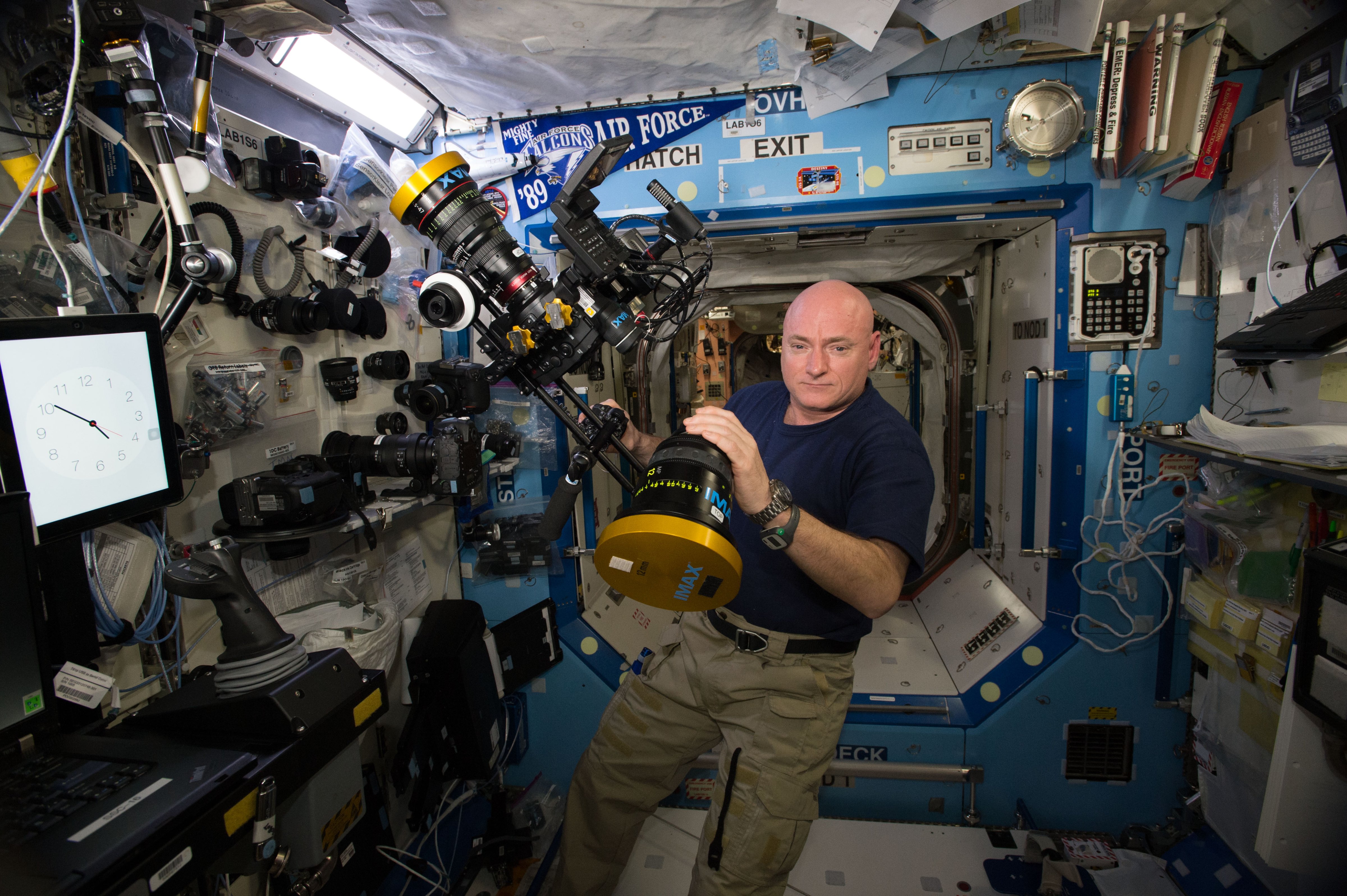 Orbital repairman: Scott Kelly will be lead spacewalker for more than six hours of space station maintenance work on Oct. 28 (NASA)