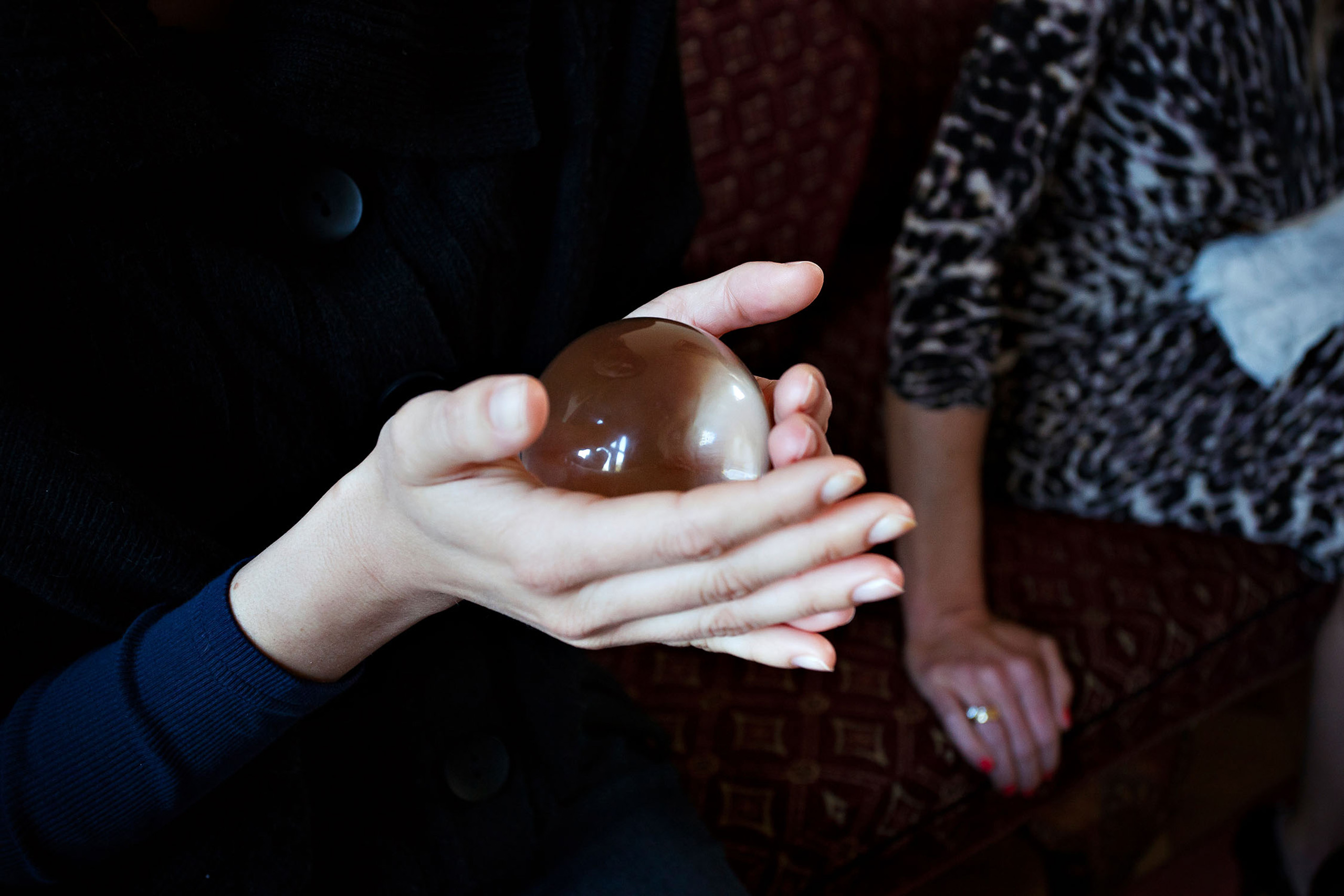 Helen Duncan's crystal ball, Arthur Findlay College, Stansted, England, 2012.