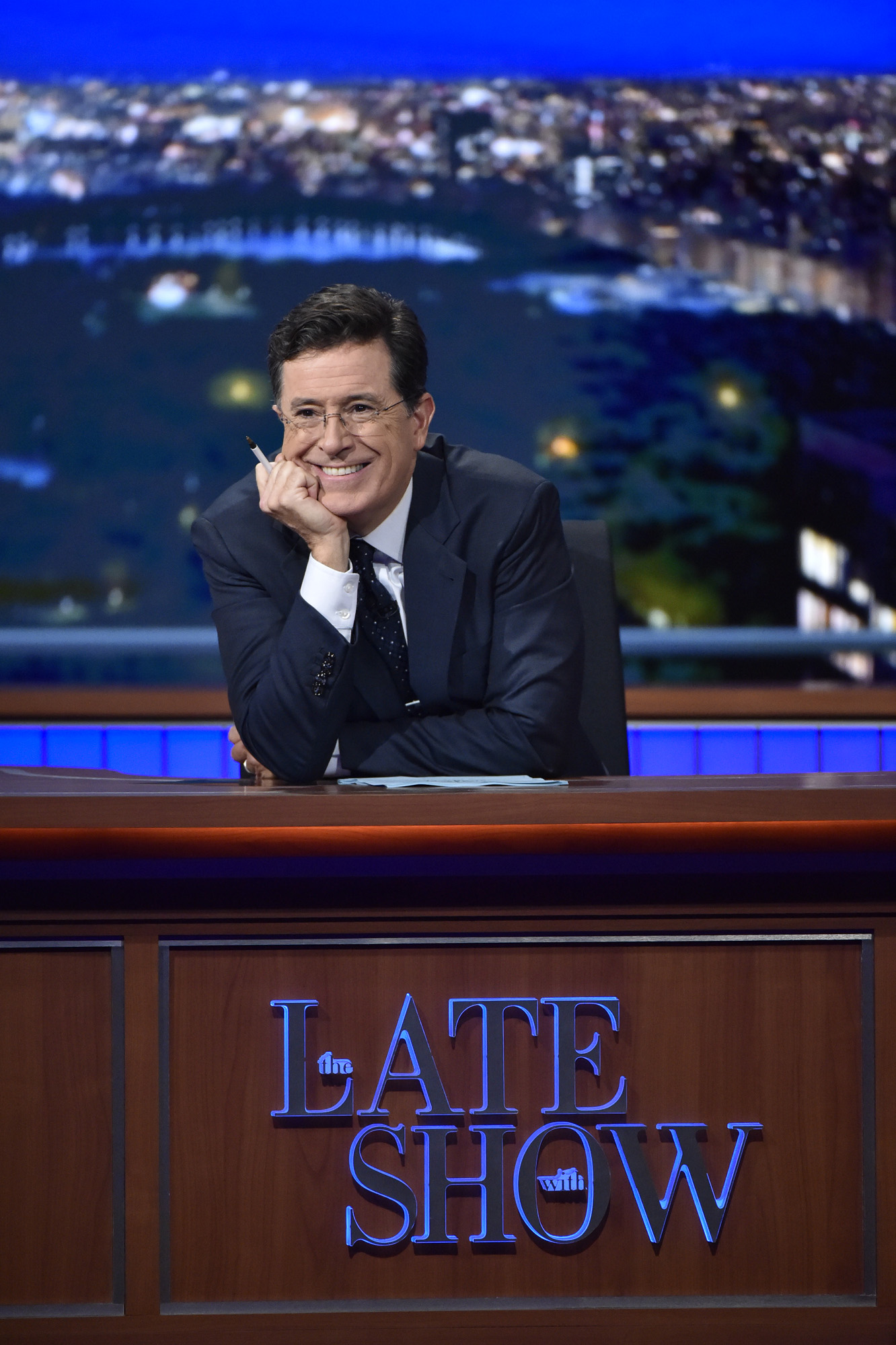 Stephen Colbert on "The Late Show with Stephen Colbert."