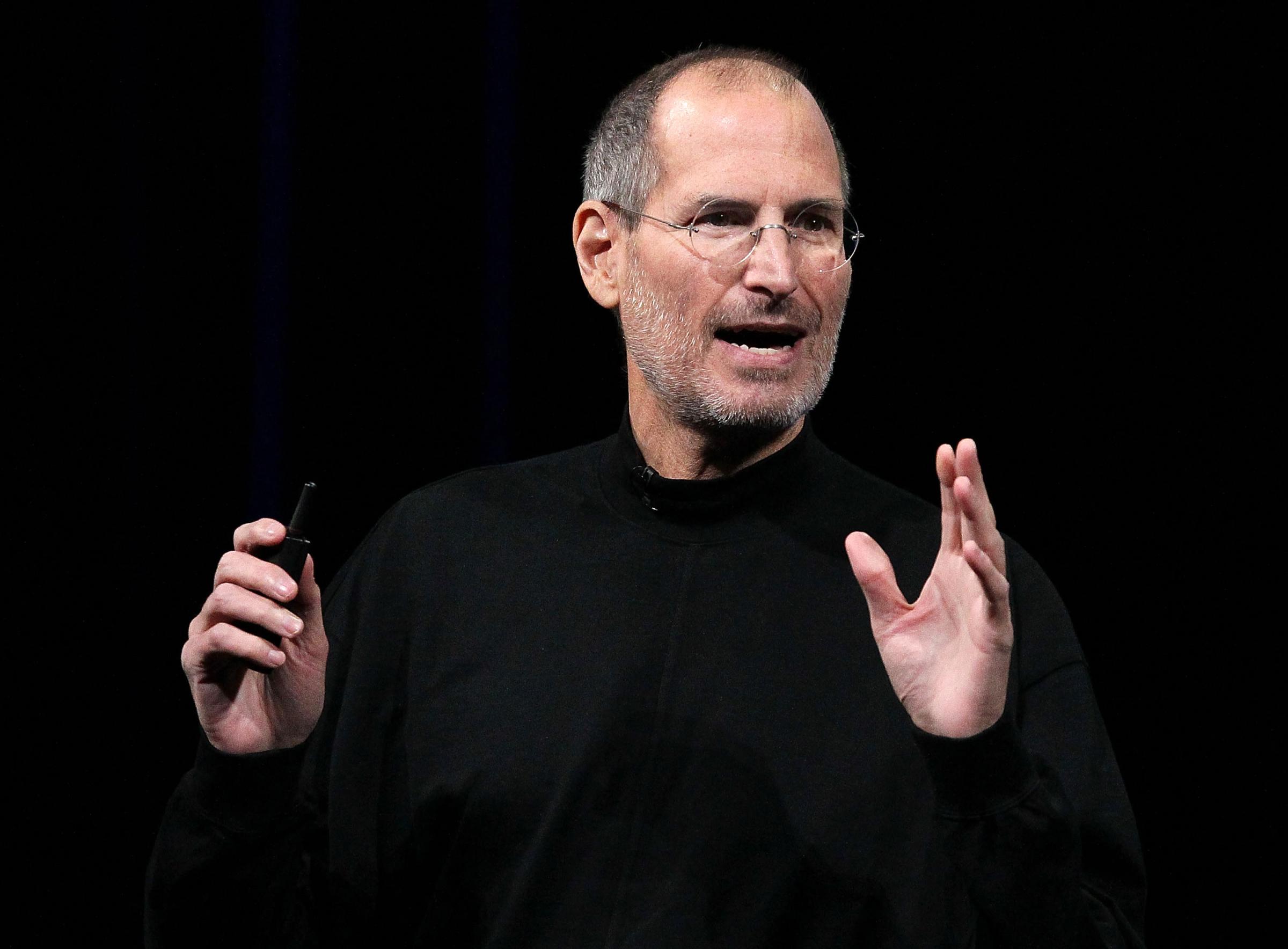 Steve Jobs at an Apple Special Event in San Francisco on Jan. 27, 2010.