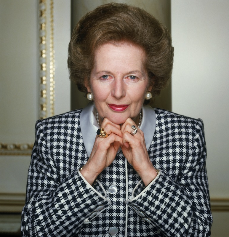 Margaret Thatcher, British Conservative Prime Minister from 1979 to 1990, circa 1990. (Terry O'Neill&mdash;Getty Images)