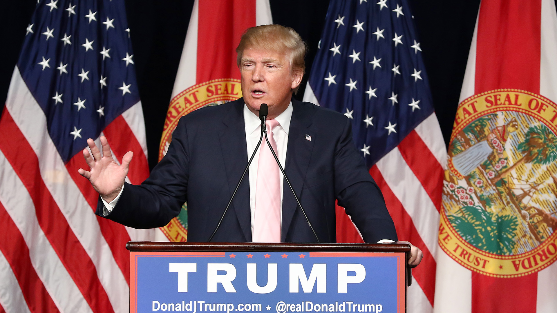 Donald J. Trump Campaigns In Miami