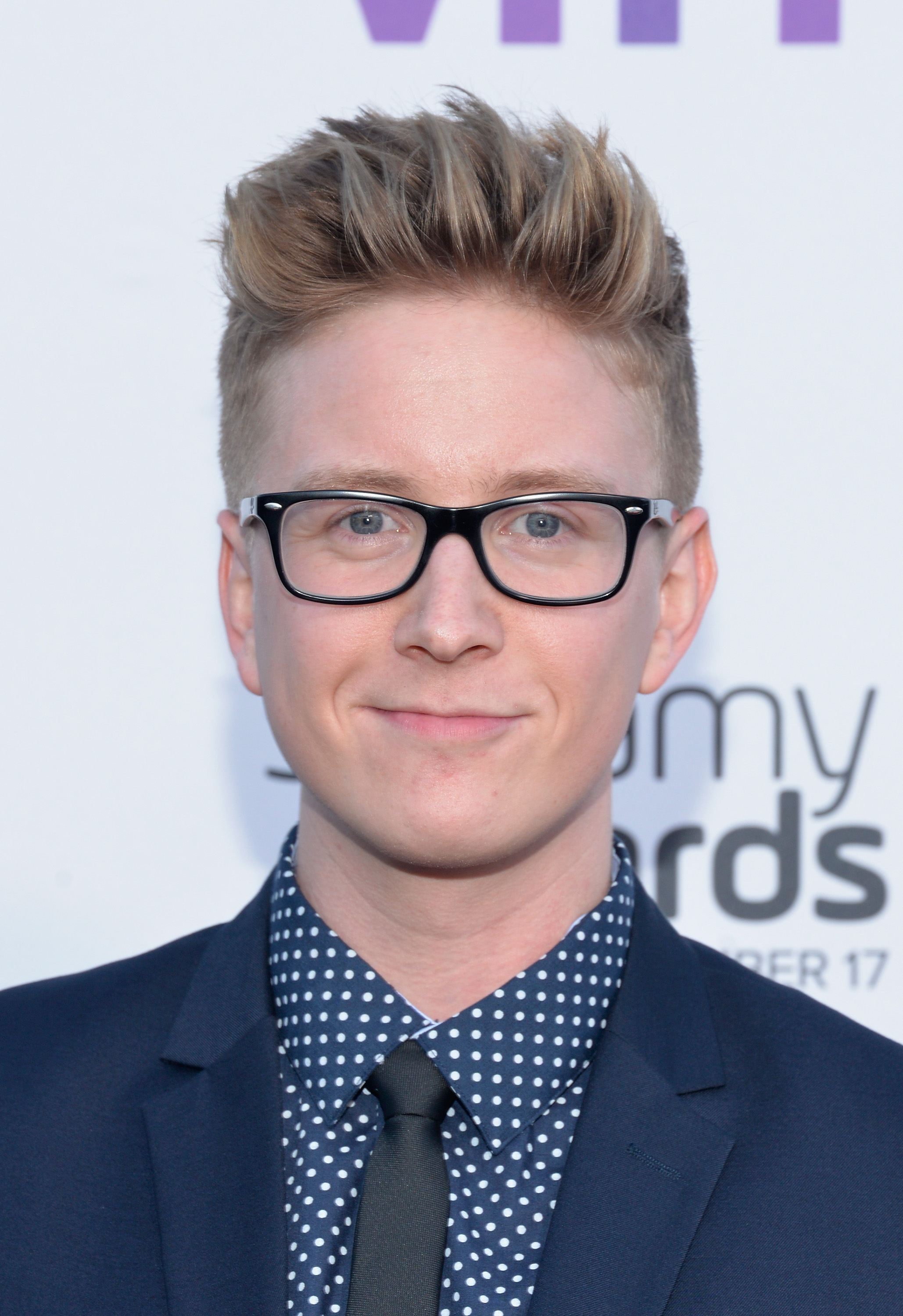 Internet personality Tyler Oakley attends the 5th Annual Streamy Awards at Hollywood Palladium in Los Angeles, on Sept. 17, 2015. (Michael Tullberg—Getty Images)