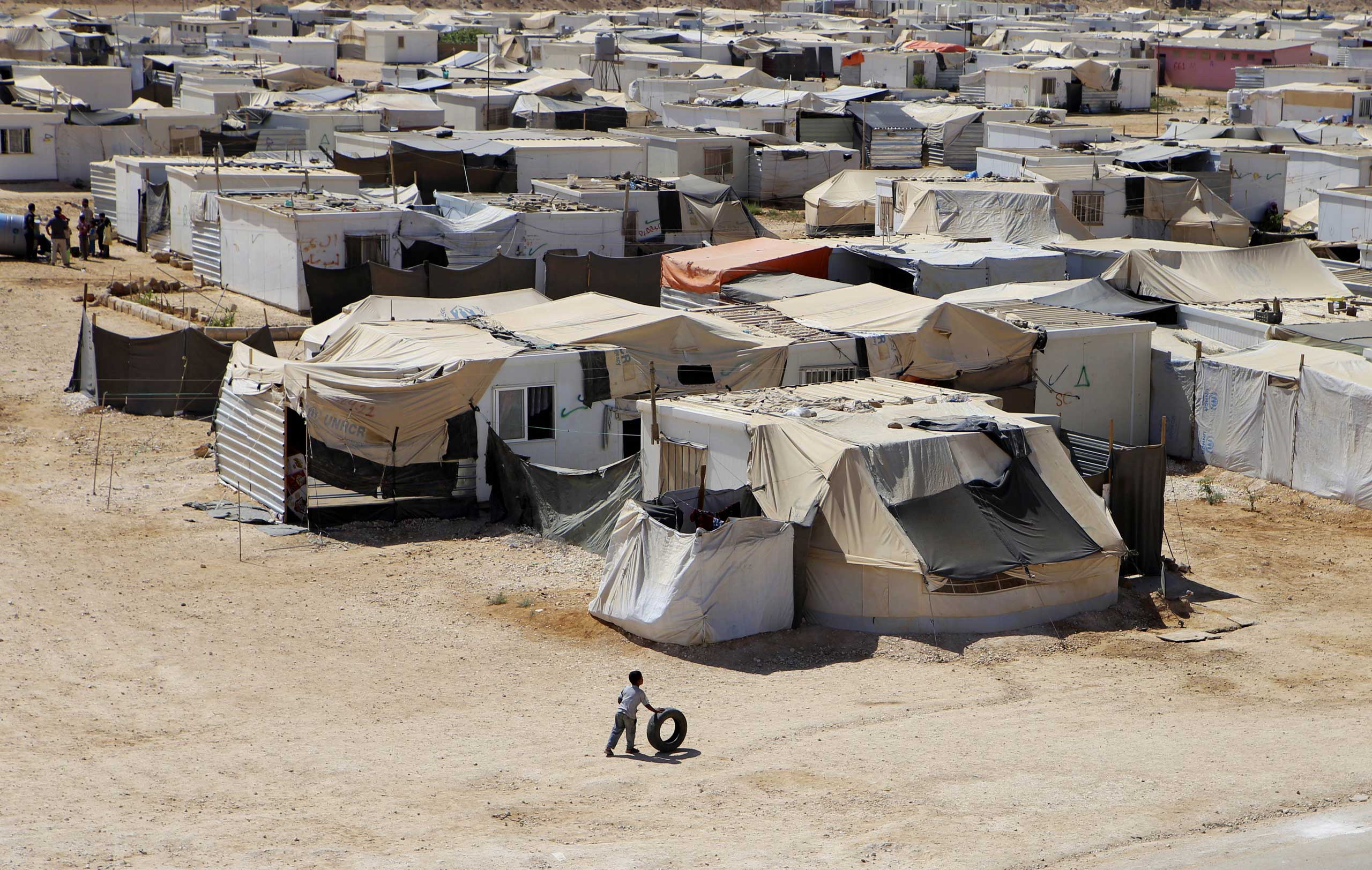 Zaatari refugee camp Jordan