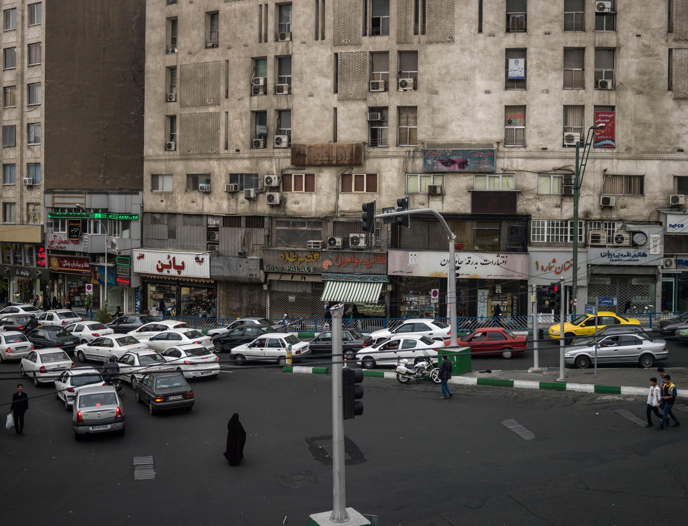 View of Tehran, October 29, 2015.