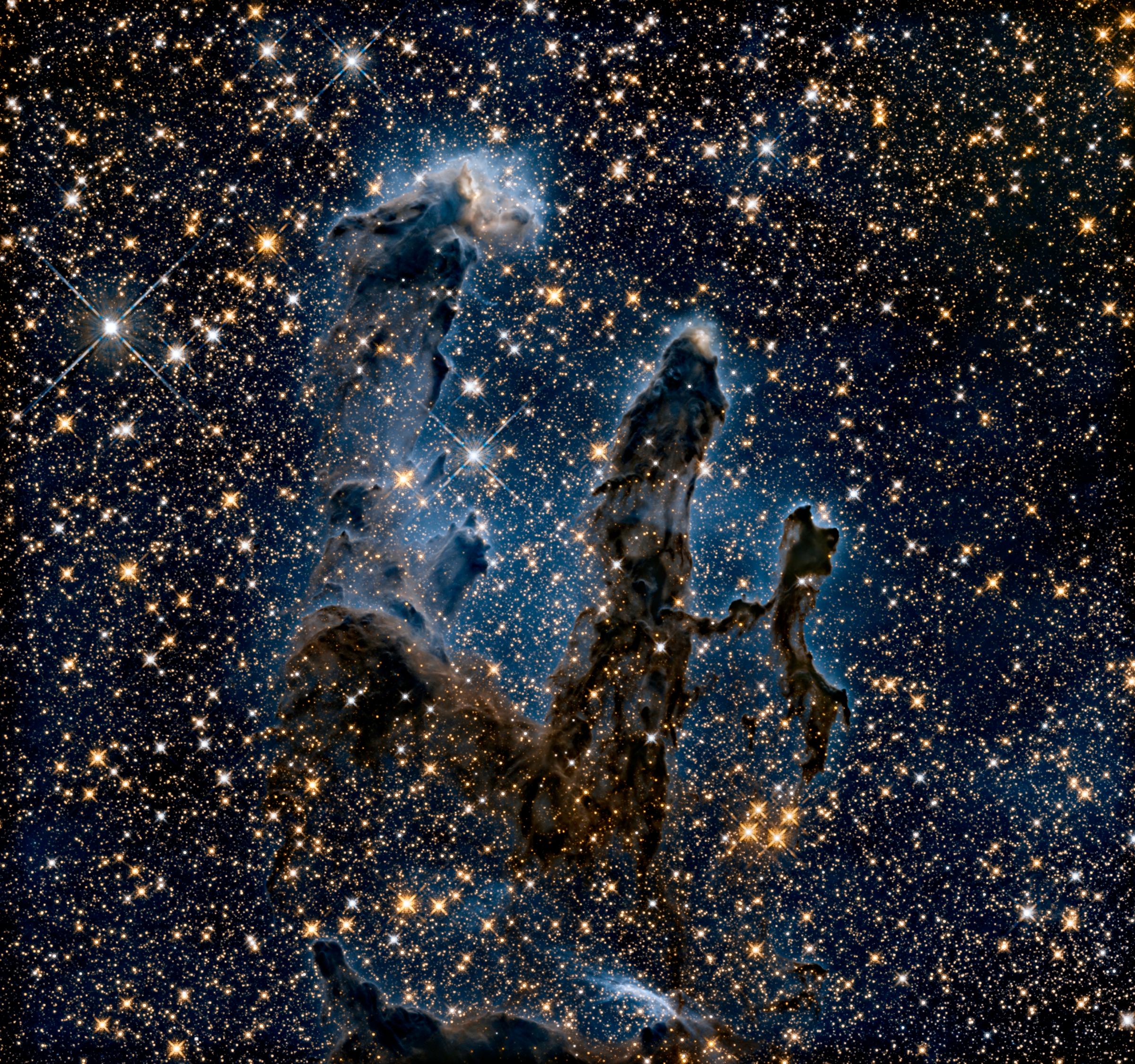 New view of the Pillars of Creation — infrared