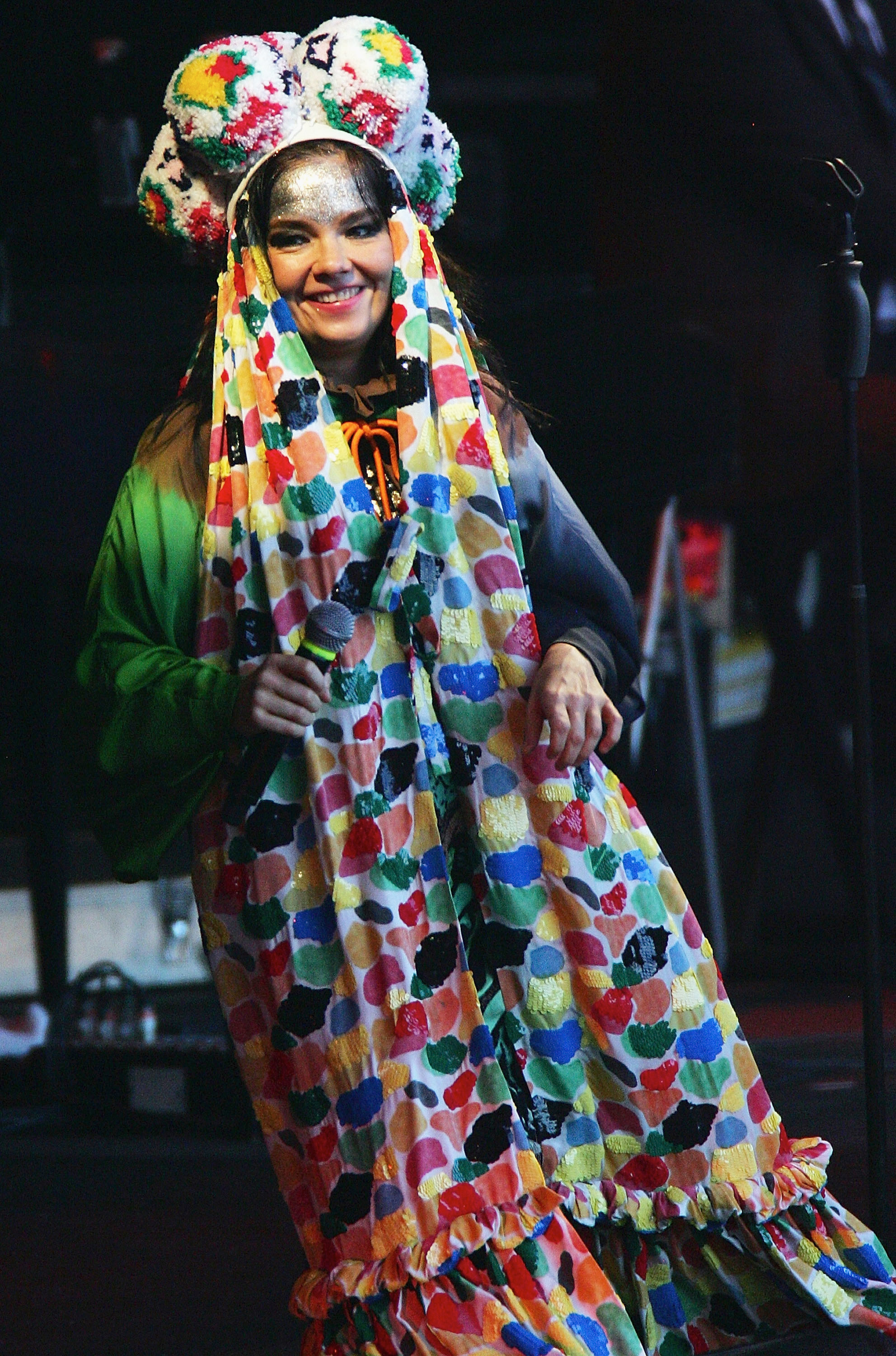 Björk performs onstage during Big Day Out in Auckland, New Zealand on Jan. 18, 2008.