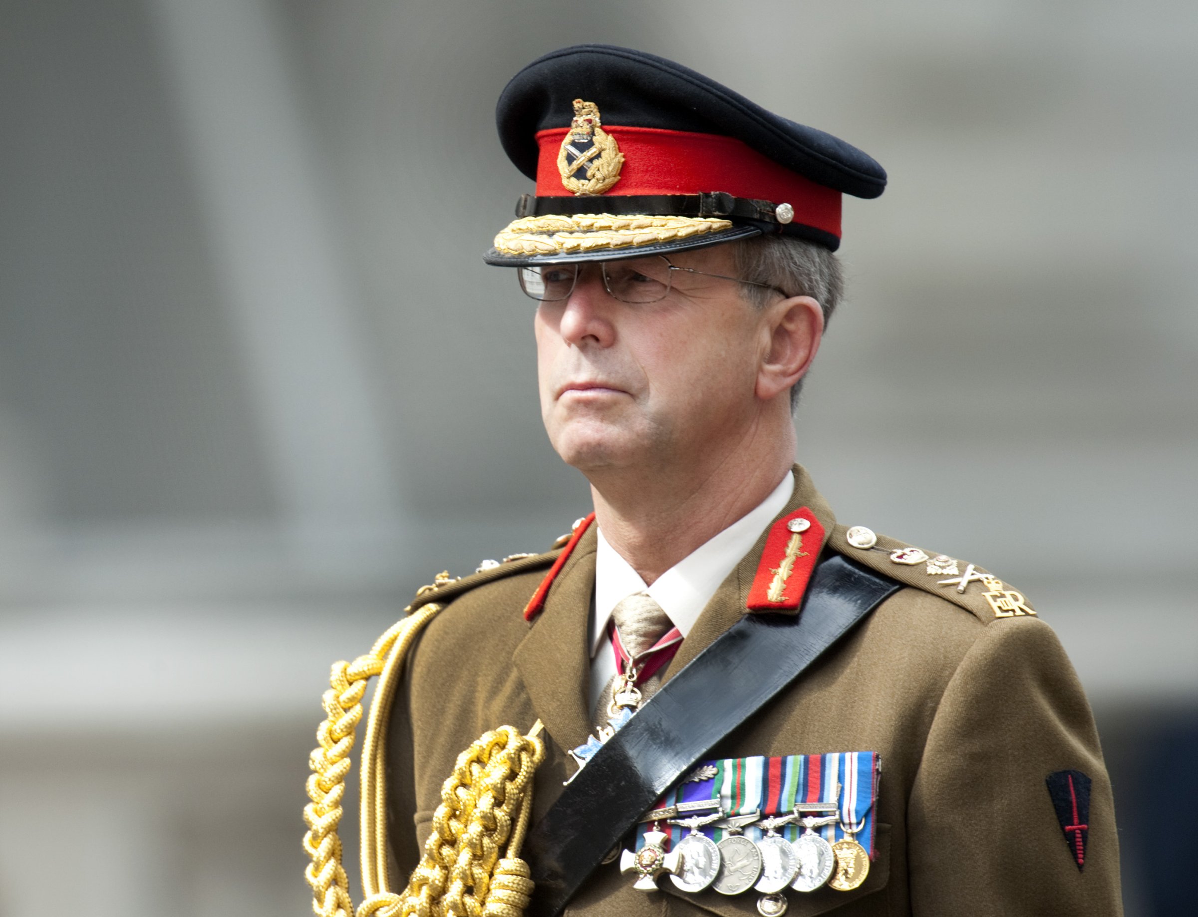 Chief Of The General Staff General Sir David Richards At The Cenotaph In London