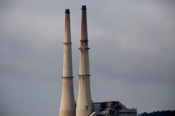 The Duke Energy Corp. Gallagher Station power plant stands along the Ohio River in New Albany, Indiana, U.S., on Monday, July 27, 2015.