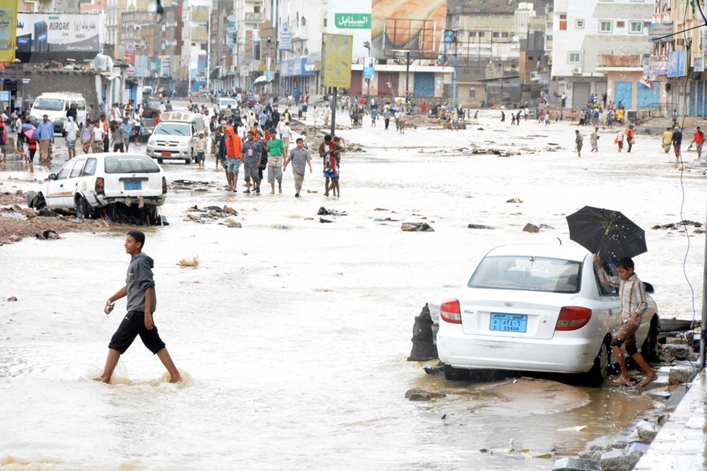 Cyclone Chapala in Yemen