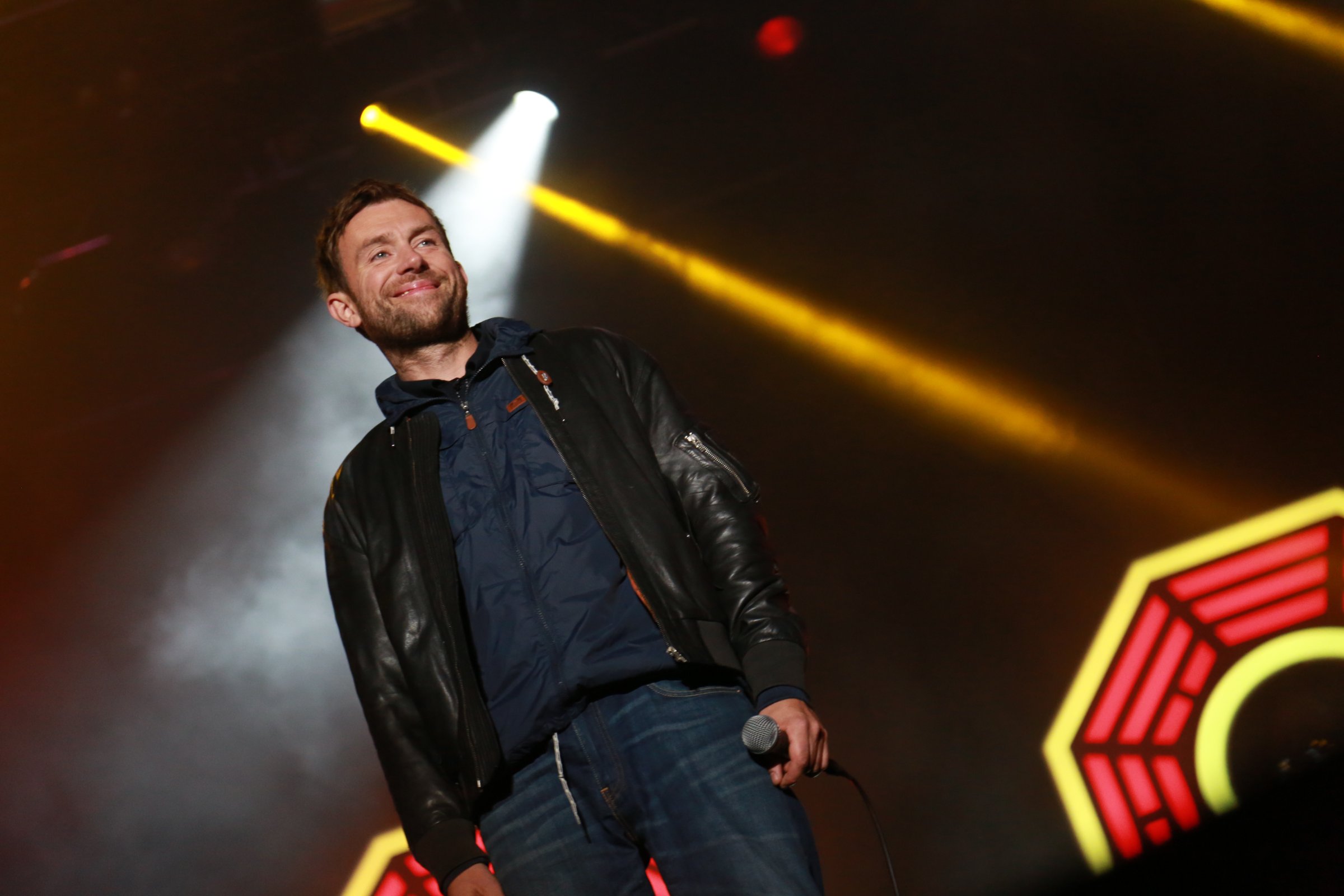 Damon Albarn of Blur performs on day 2 of the Electric Picnic Festival at Stradbally Hall Estate on September 5, 2015