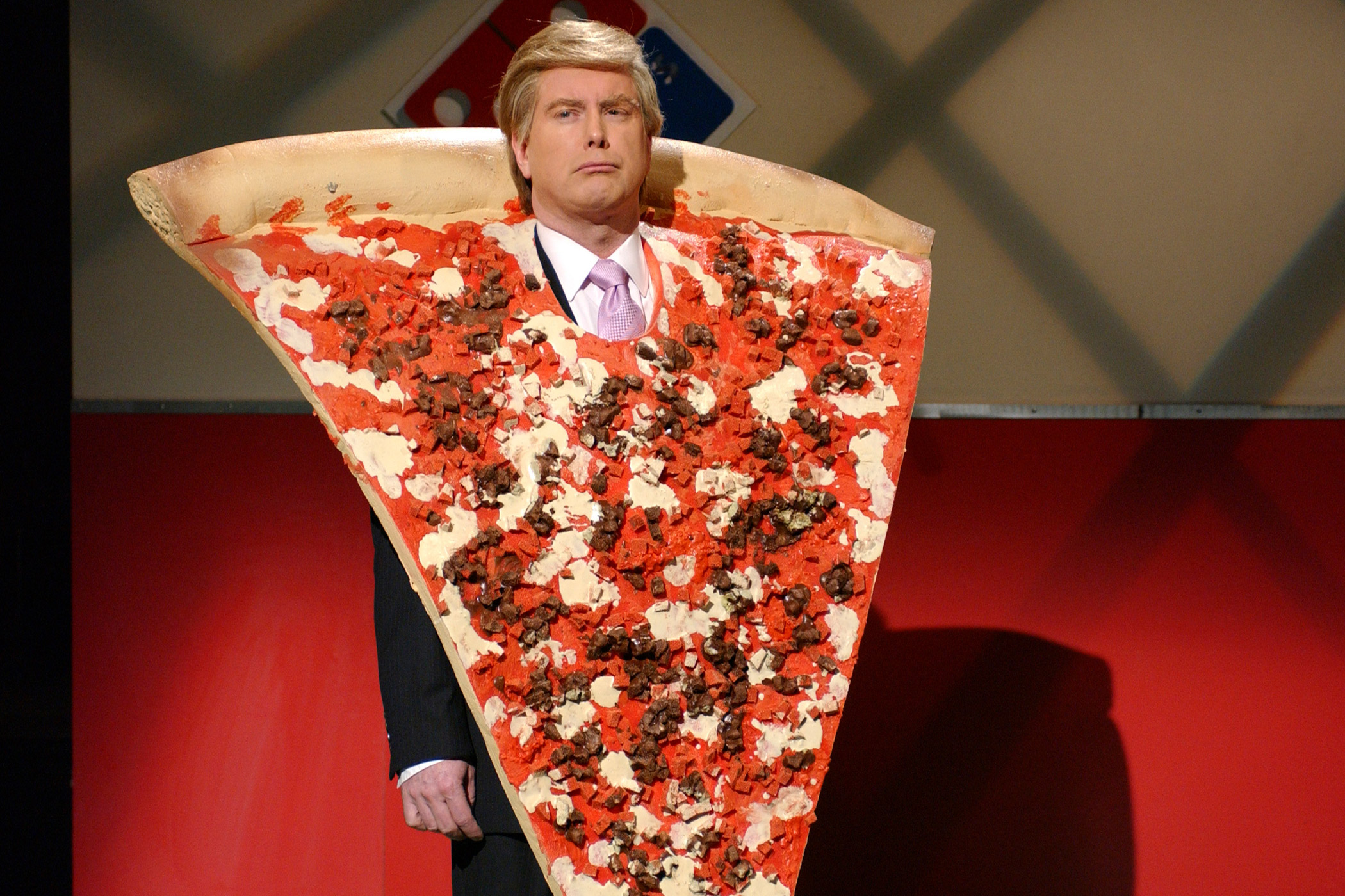 SNL's 'Domino's Ad Shoot' skit from May 7, 2005, featured Darrell Hammond as Donald Trump.