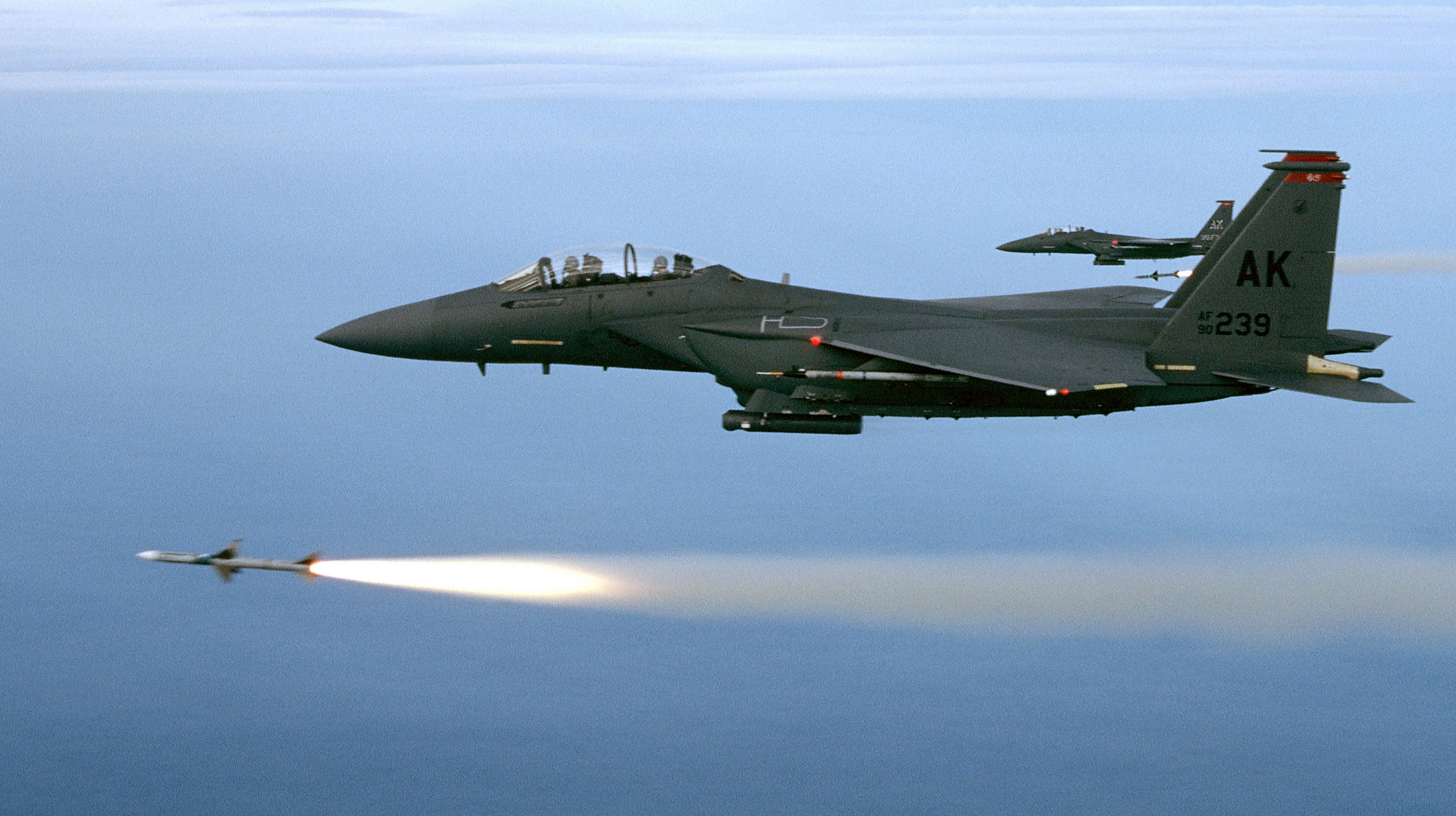 Worked Perfectly: An F-15 fires an air-to-air missile. (Air Force photo) (Air Force photo)
