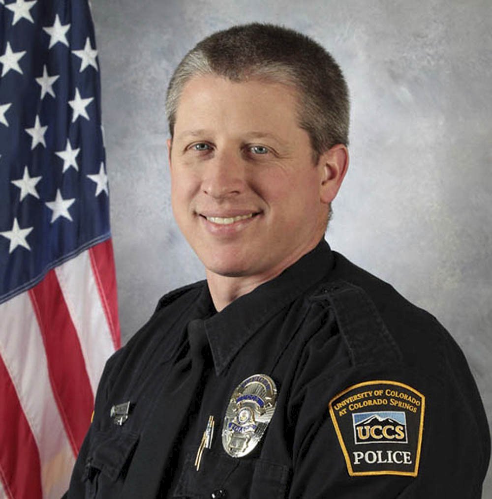 Handout photo shows University of Colorado Colorado Springs (UCCS) police officer Garrett Swasey, who was killed when a gunman stormed a Planned Parenthood abortion clinic in Colorado Springs