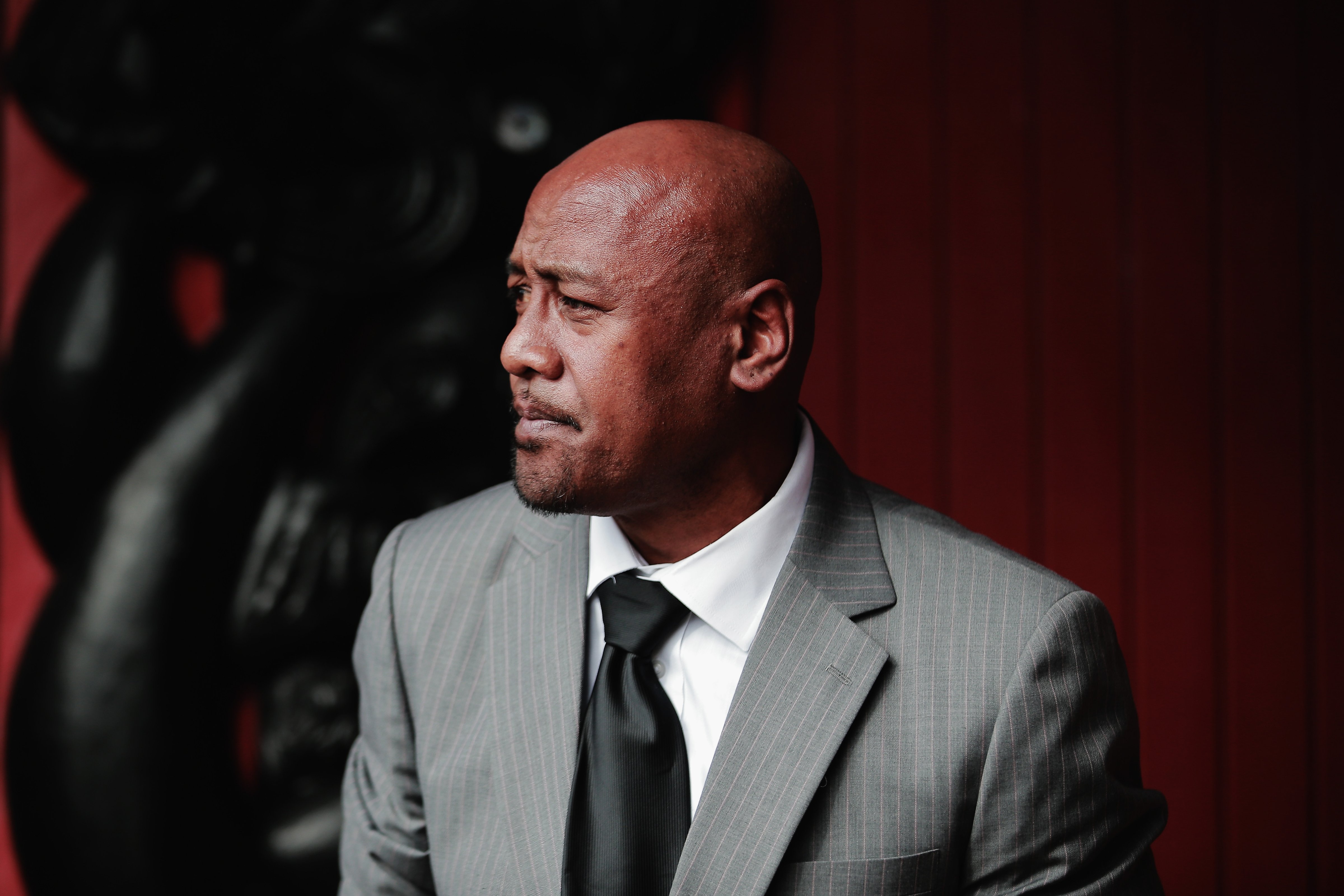 Jonah Lomu pictured on May 30, 2014, in Auckland (Hannah Peters—Getty Images)