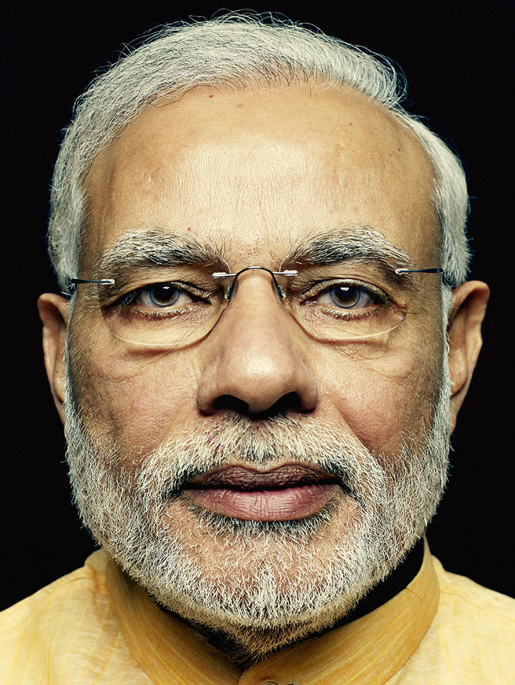 Indian Prime Minister Narendra Modi photographed at his residence in New Delhi, India, May 2, 2015.From  The Next Global Player.  May 18, 2015 issue.