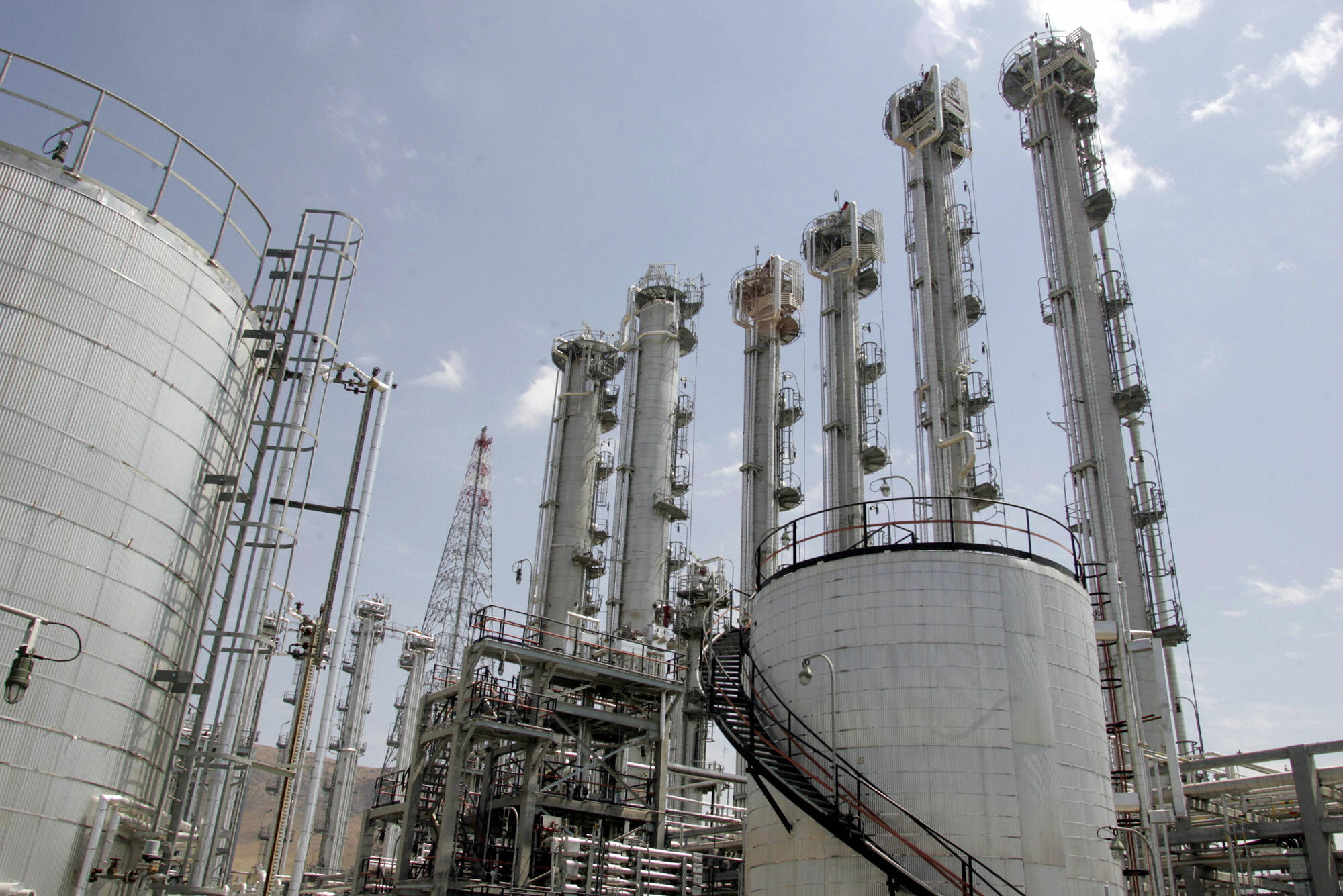 One of the heavy water plants in Arak, Iran. (Atta Kenare—AFP/Getty Images)