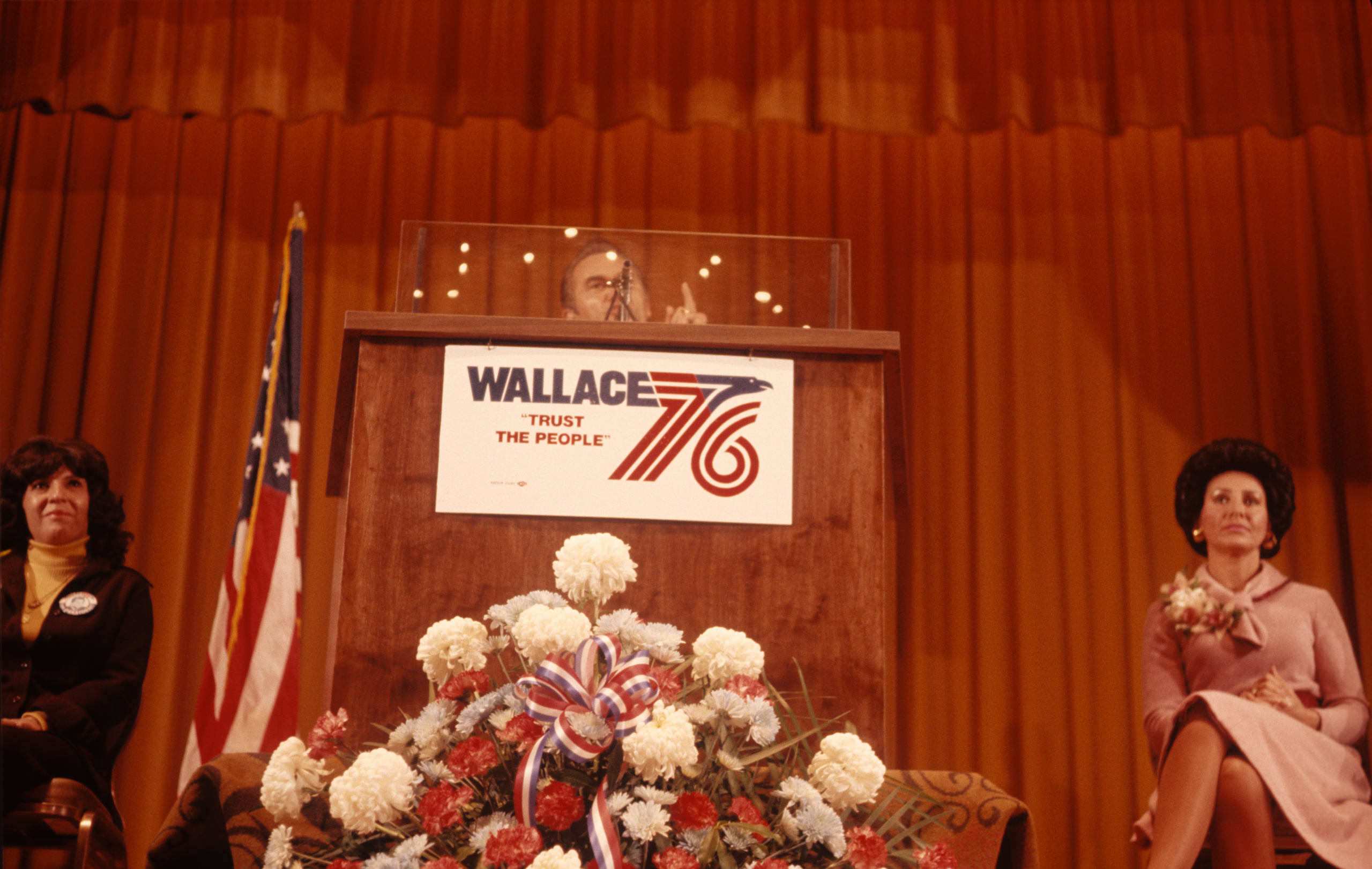 George Wallace in Boston Ma. 1976.