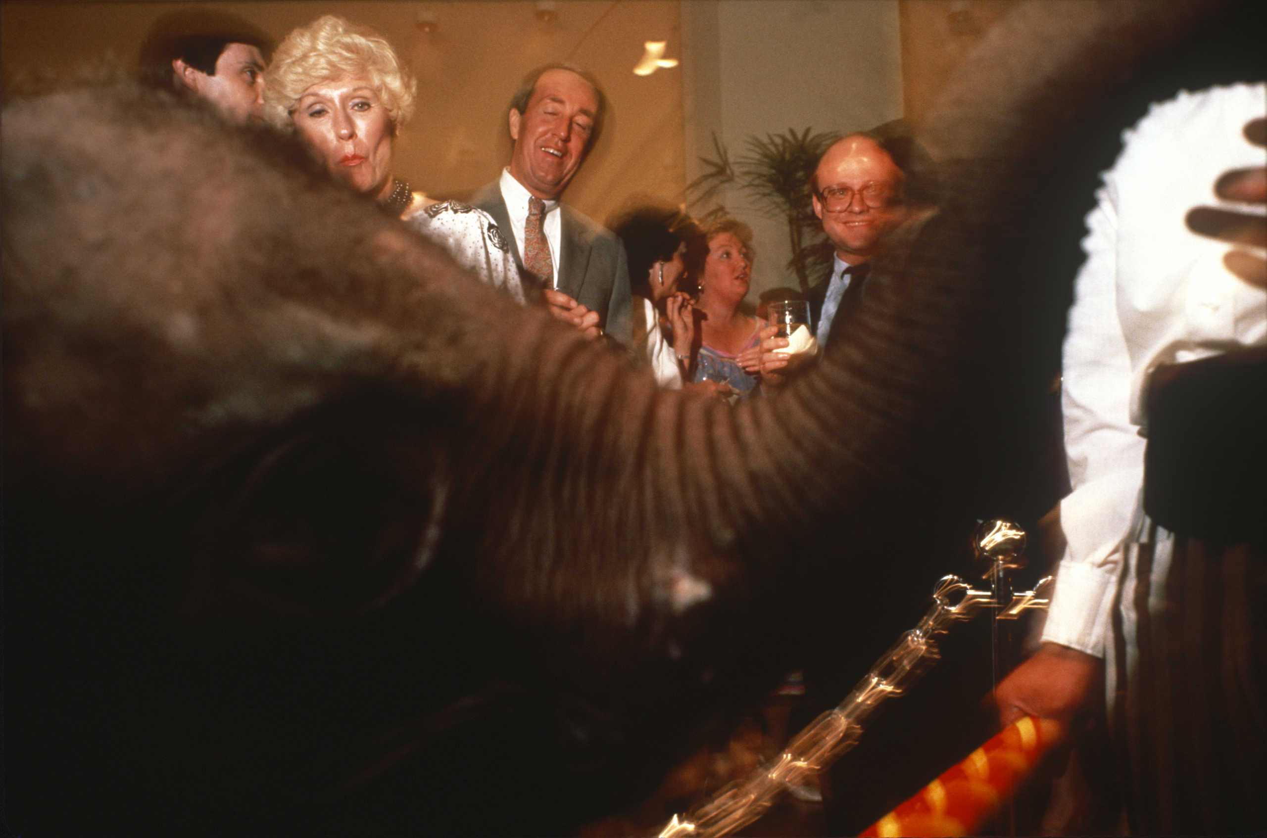 A Republican Party gathering at a Neiman Marcus Department Store, Republican National Convention, Dallas, Texas 1984.