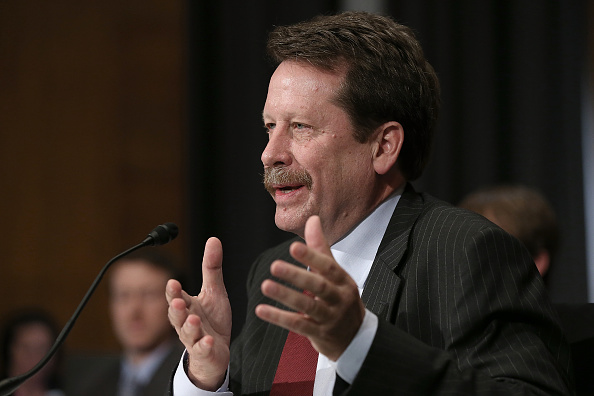 Dr. Robert Califf testifies during his nomination hearing before the Senate Health, Education, Labor and Pensions Committee November 17, 2015 in Washington, DC. (Win McNamee—Getty Images)