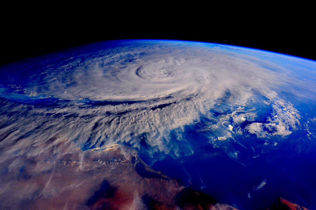 #TropicalStorm #Ashobaa churns off the coast of #Oman. Stay safe down there. #YearInSpace  - via Twitter on Oct. 31, 2015